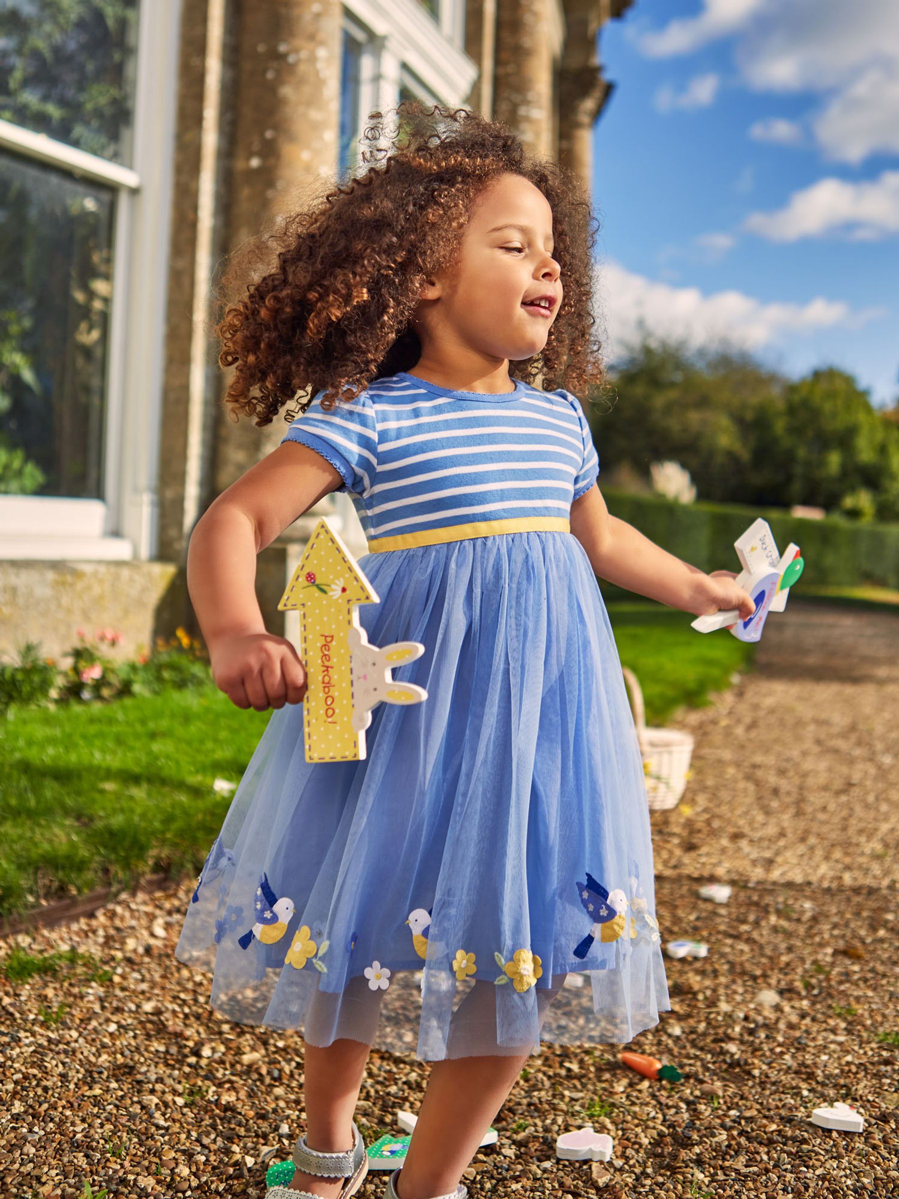 Cornflower Bird Tulle Party Dress - Image 2 of 5