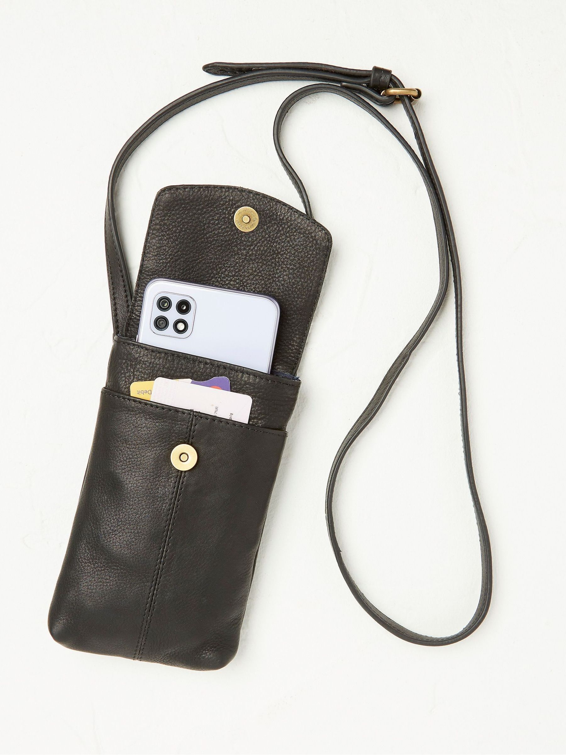 Bronte Black Bee Phone Bag - Image 1 of 4
