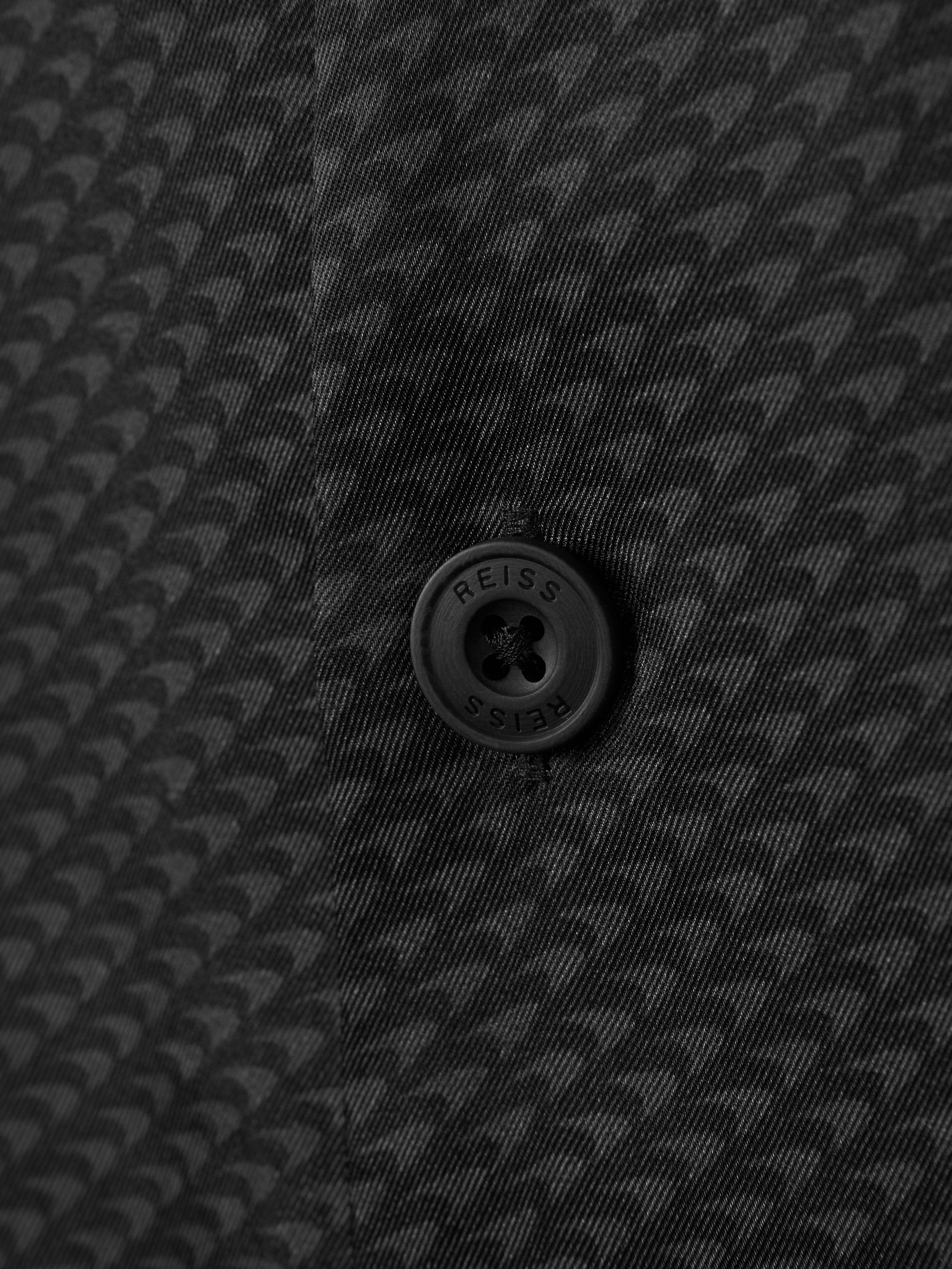 McLaren F1 Cuban Collar Shirt in Black - Image 8 of 8