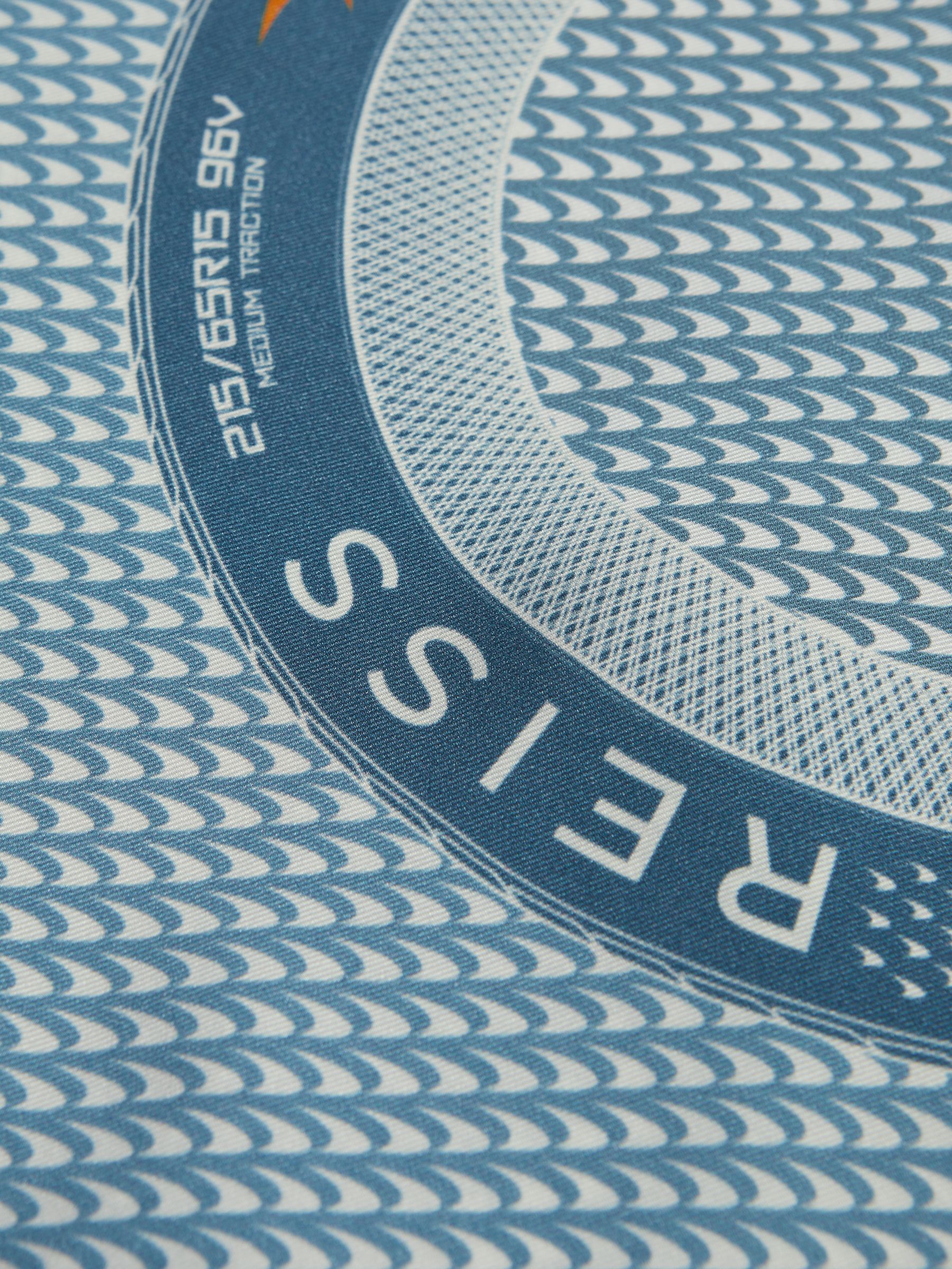 McLaren F1 Cuban Collar Shirt in Airforce Blue - Image 7 of 7