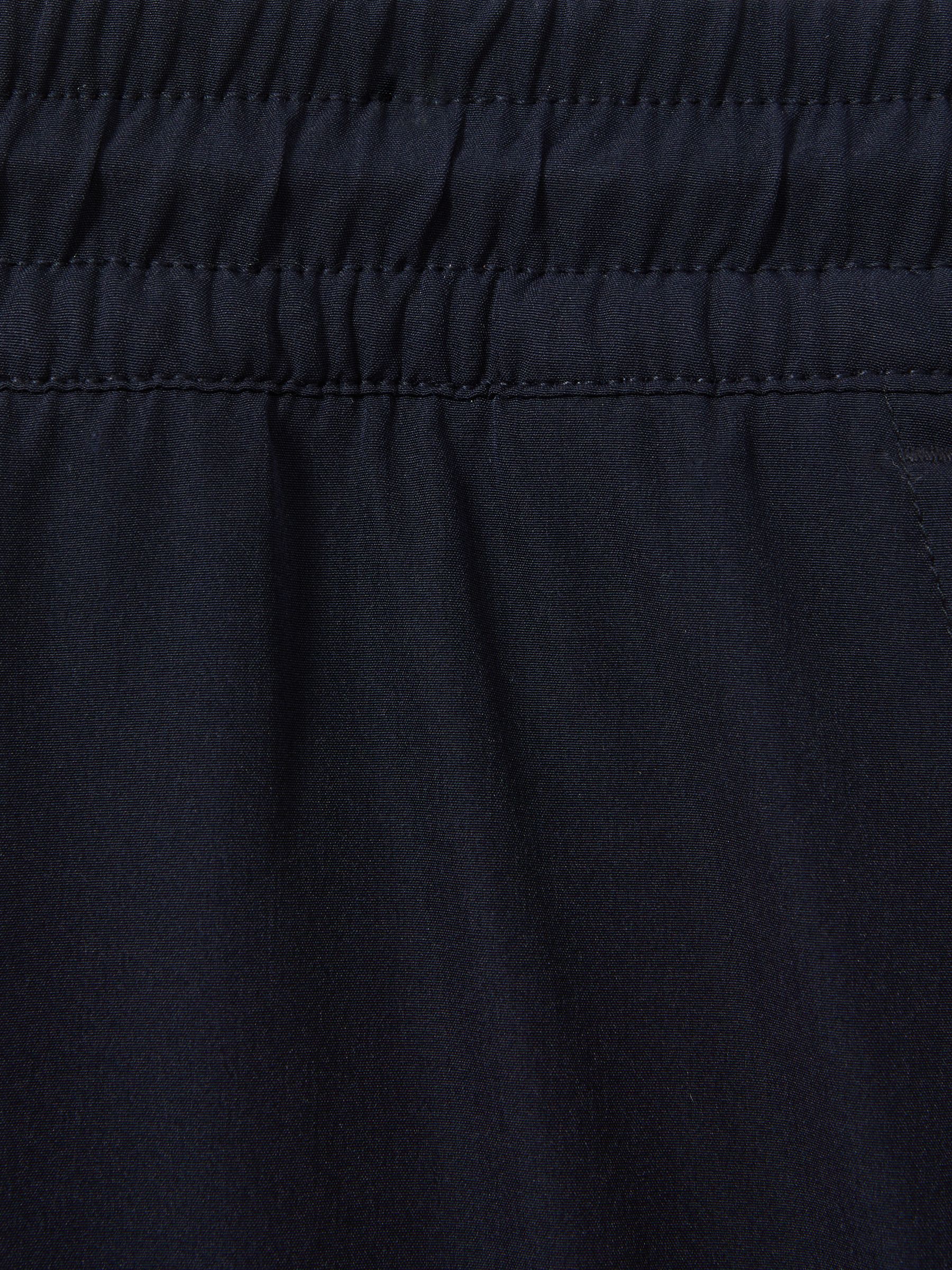 Plain Drawstring Waist Swim Shorts in Navy - Image 7 of 7