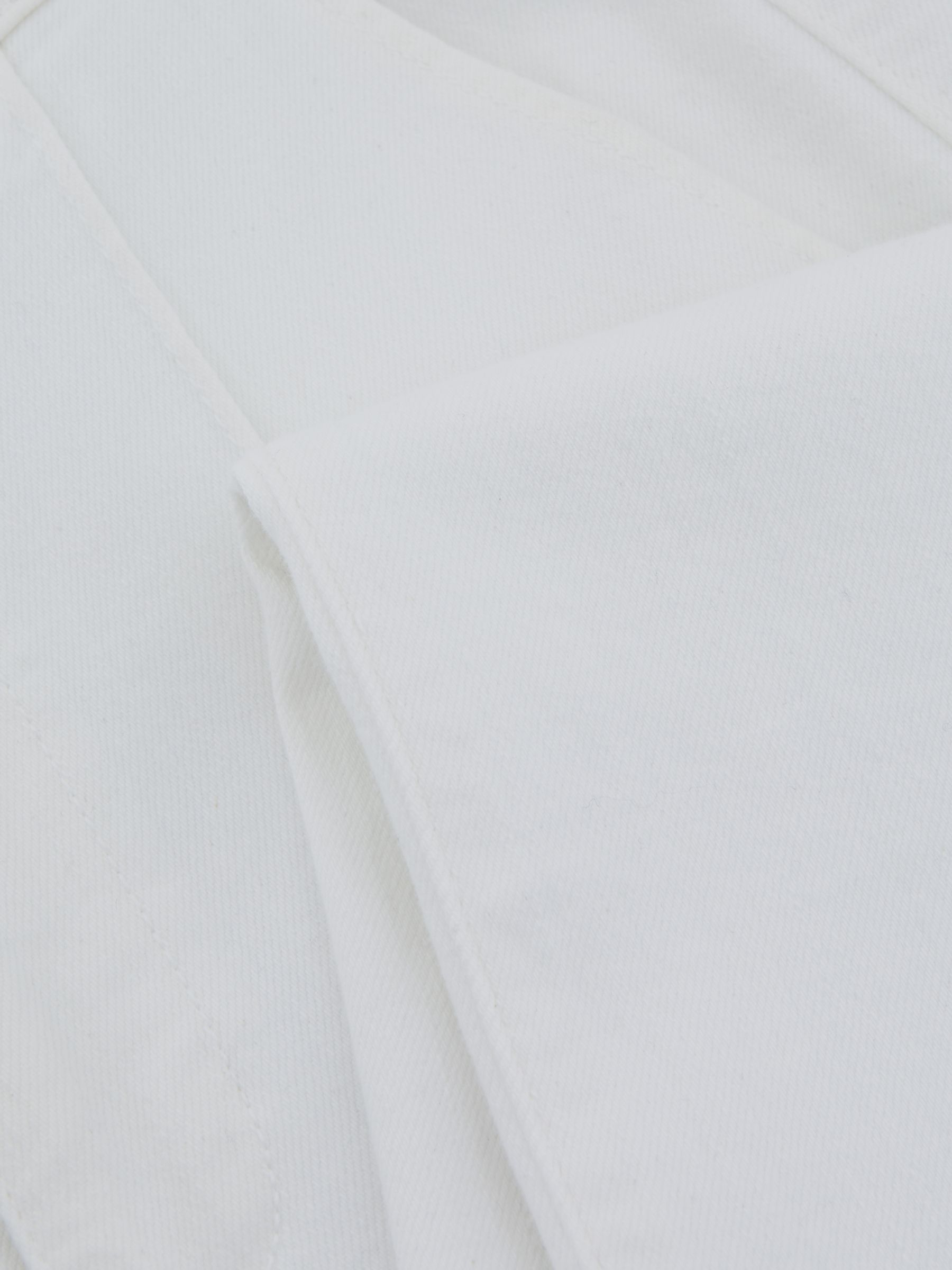 Paige High Rise Wide Leg Trousers in White - Image 6 of 6