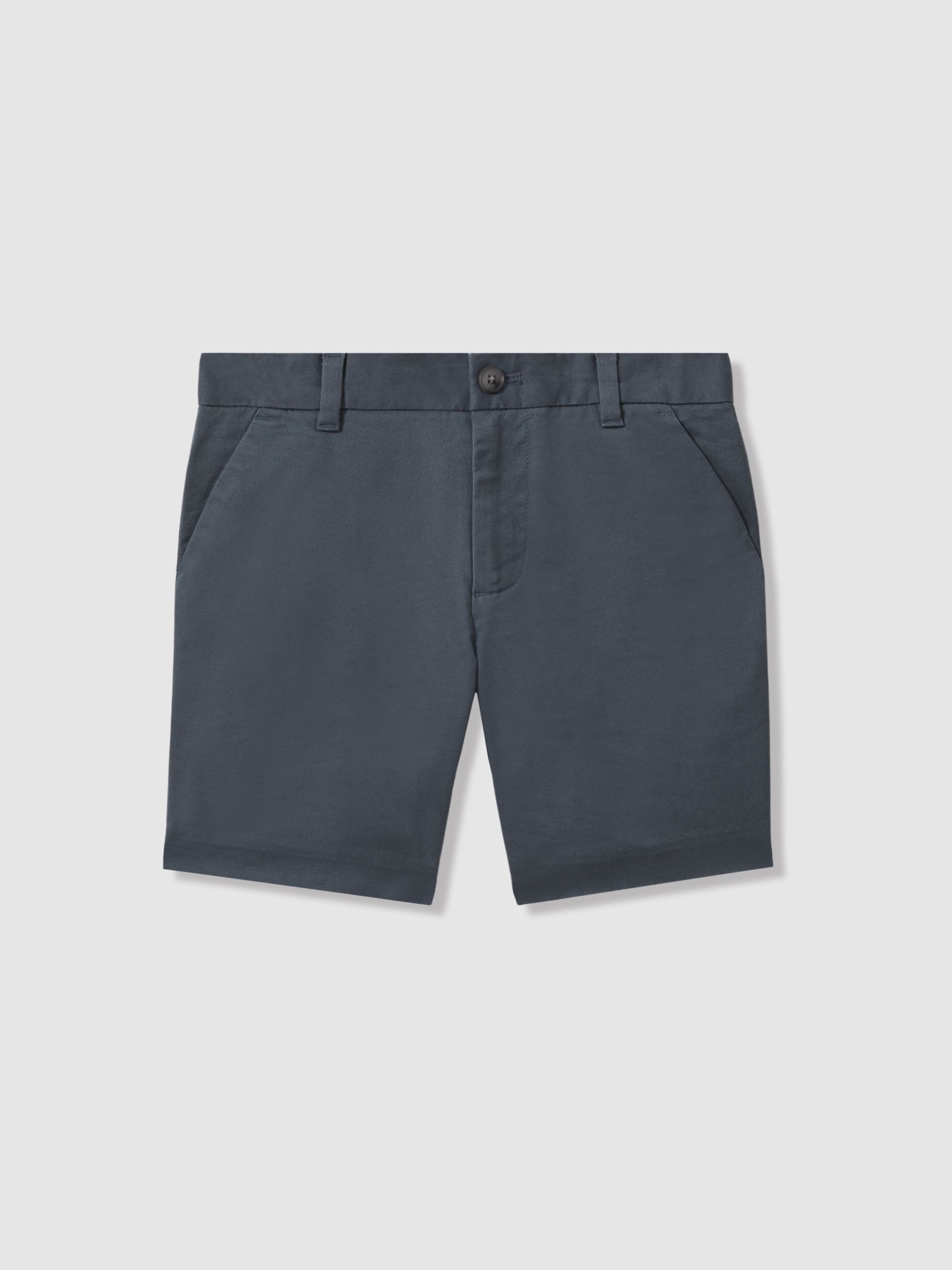 3-9 yrs Casual Chino Shorts in Airforce Blue - Image 2 of 4