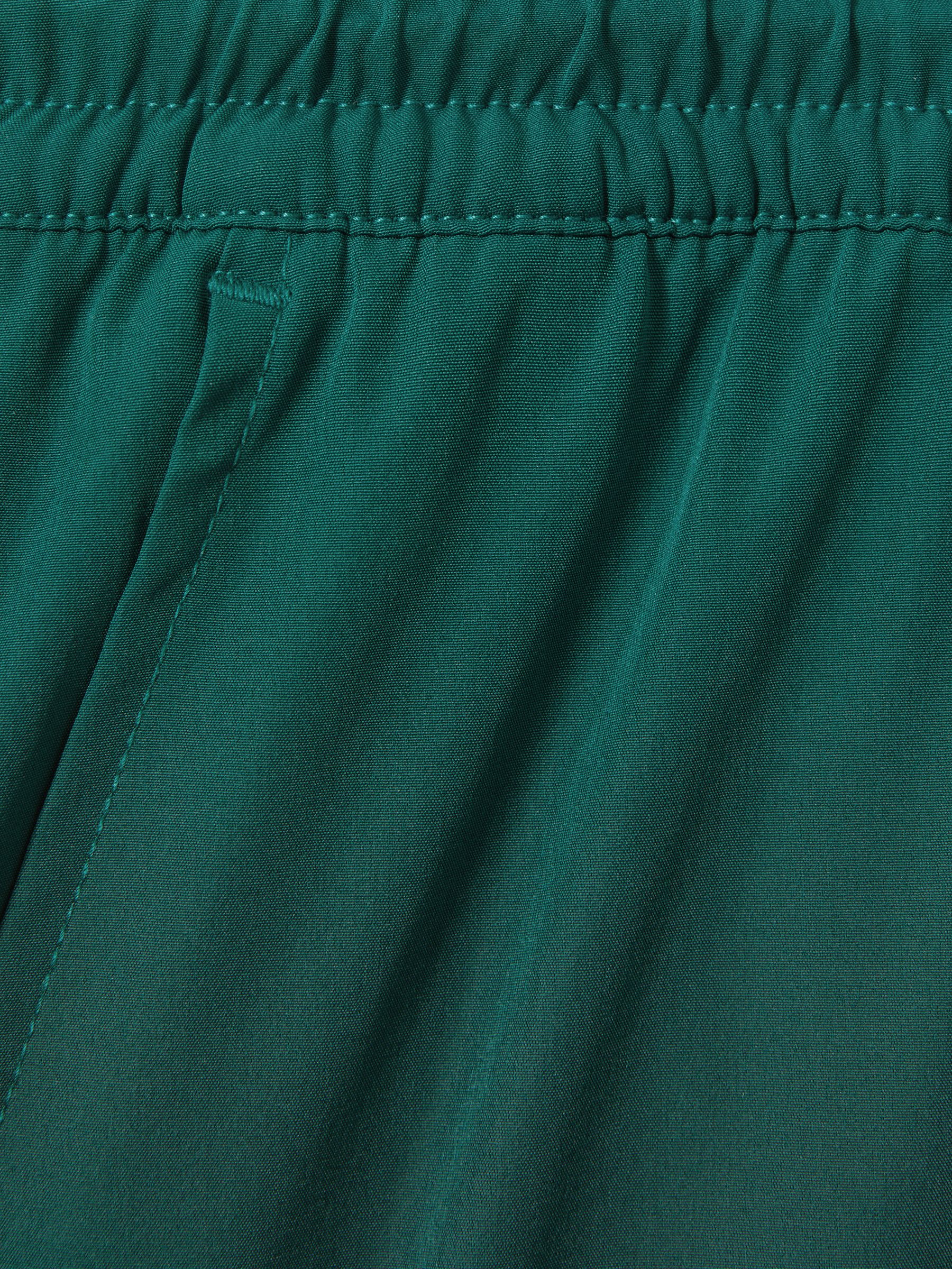 Shore Teal Plain Drawstring Waist Swim Shorts - Image 6 of 6
