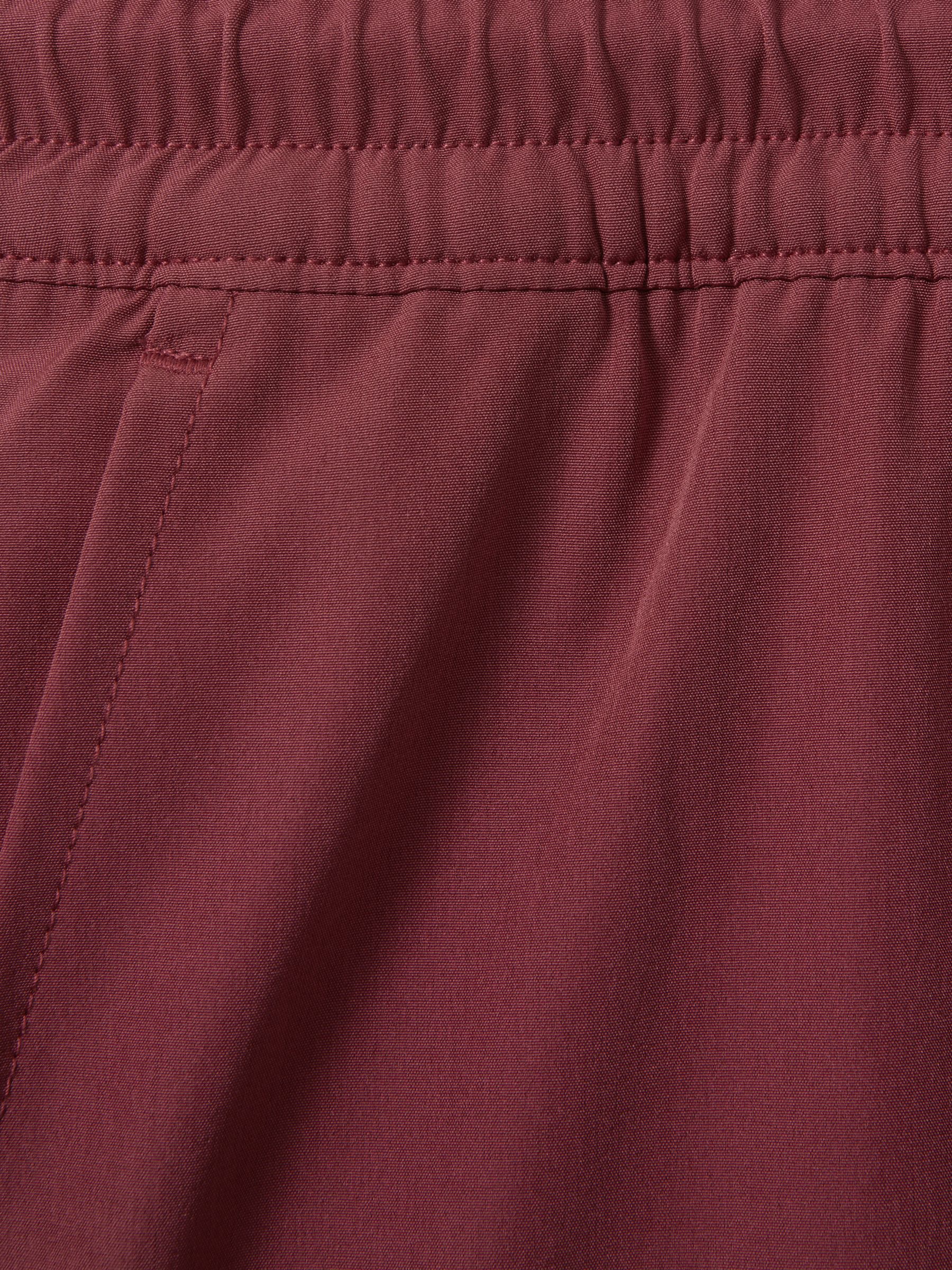 Plain Drawstring Waist Swim Shorts in Old Rose - Image 6 of 6