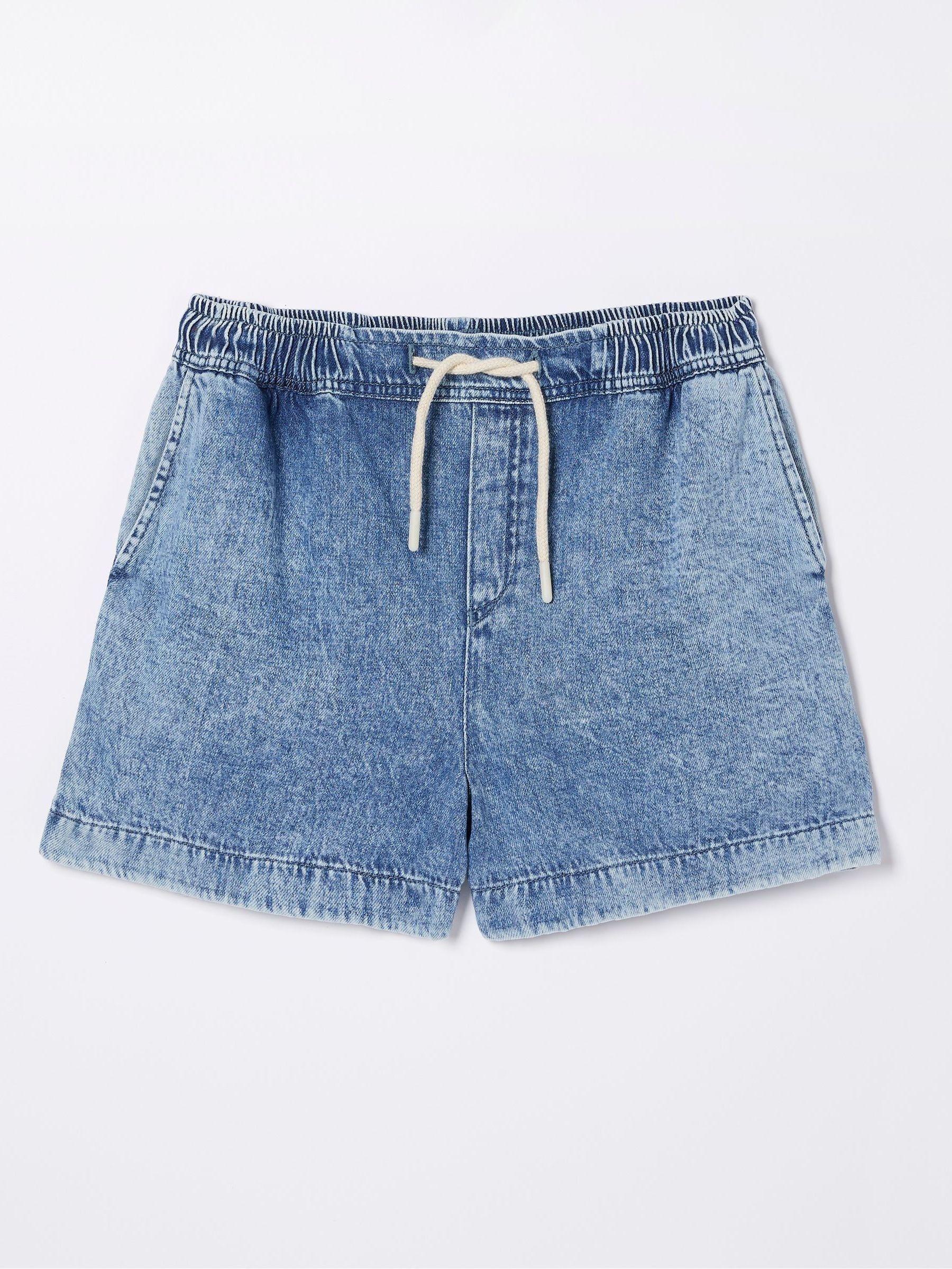 Blue Ashby Pull-On Denim Shorts - Image 4 of 4