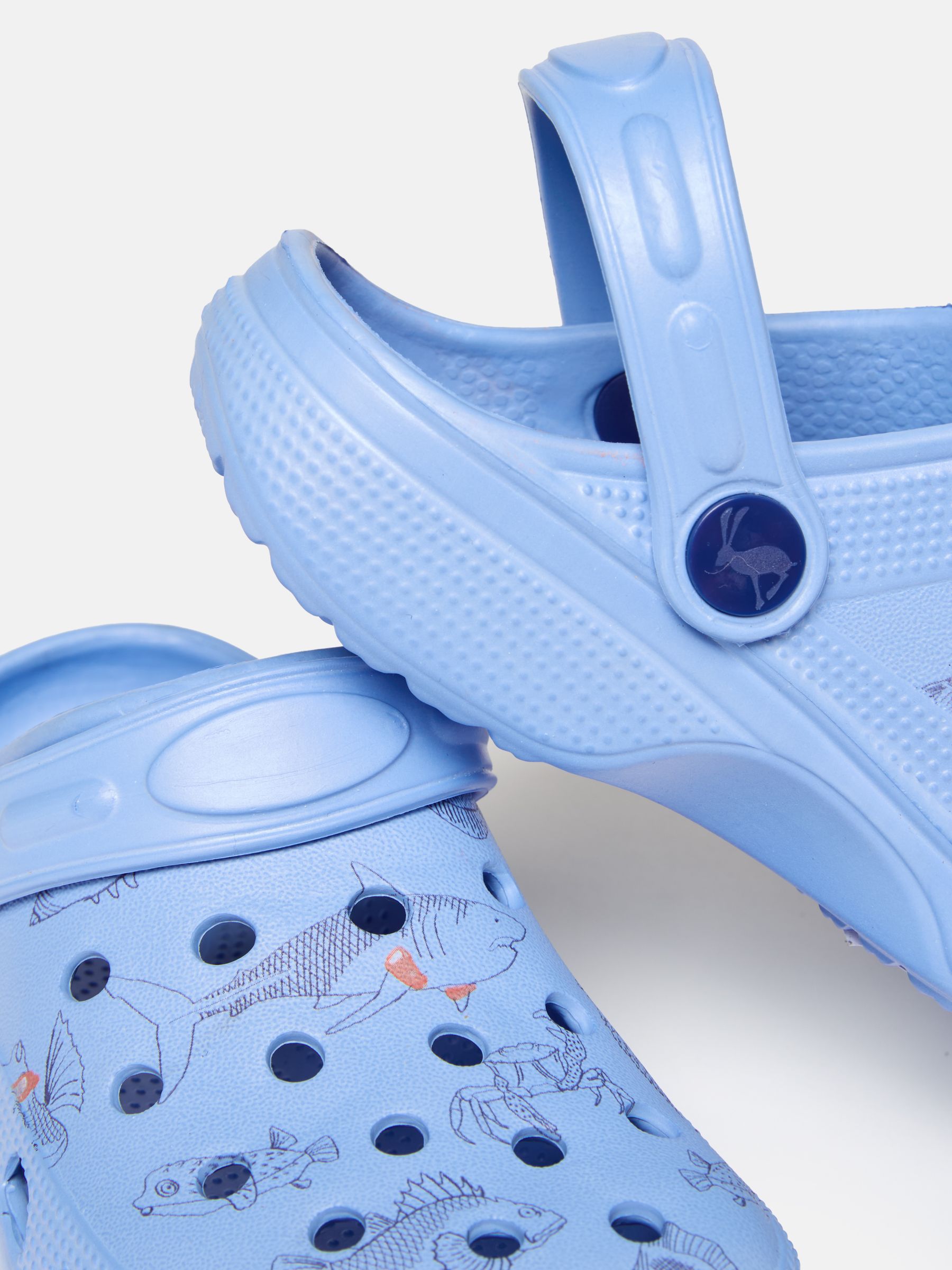 Boys' Poole Blue EVA Printed Clogs - Image 4 of 6