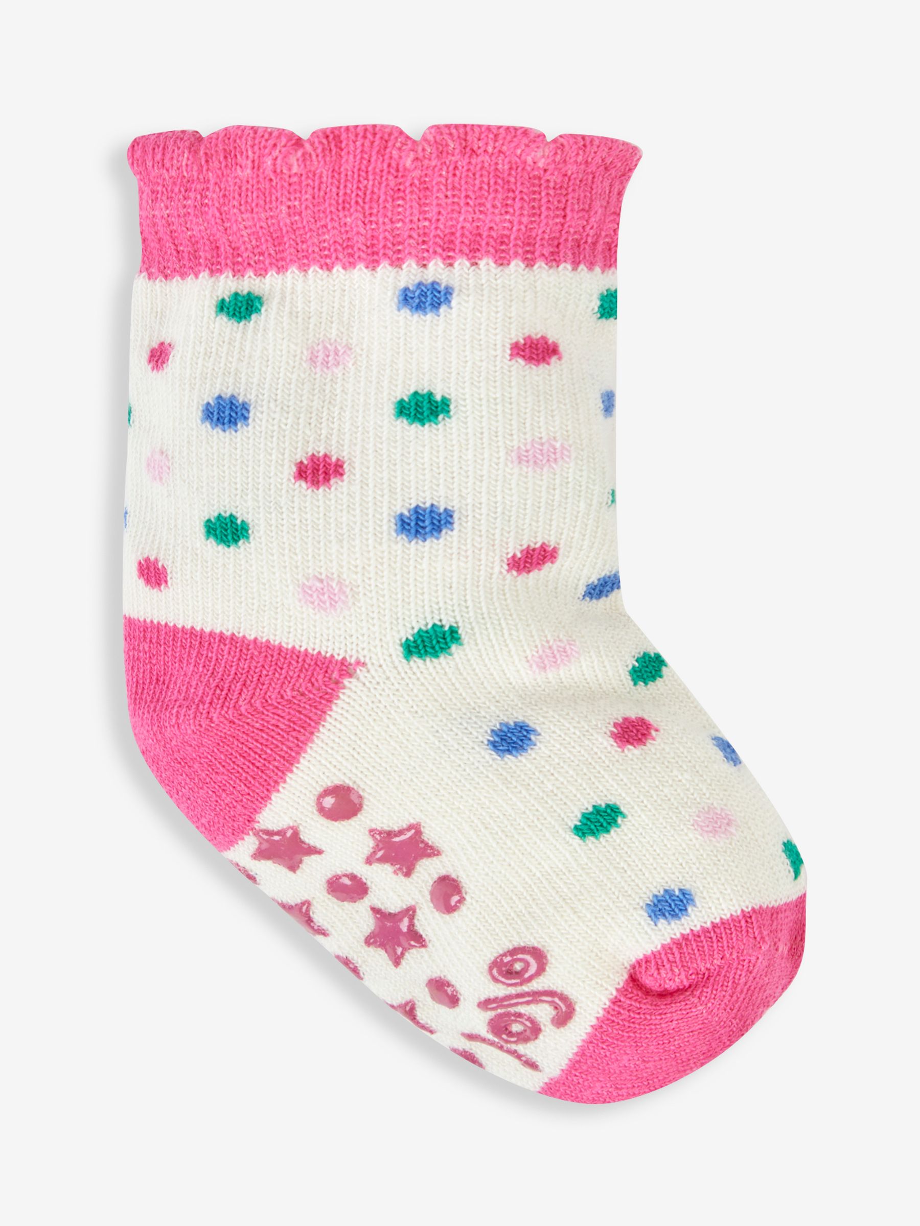 Pink 3-Pack Fruit Socks - Image 2 of 4