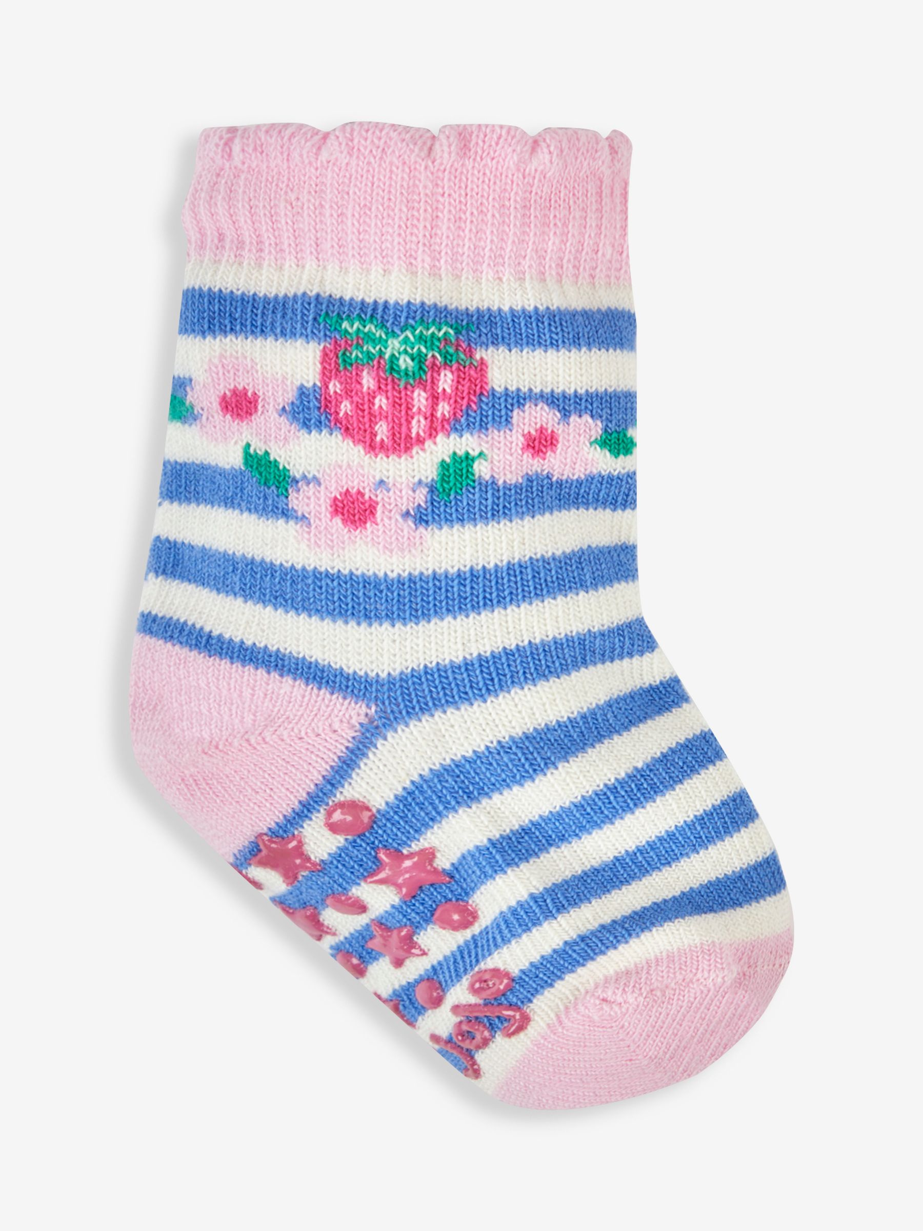 Pink 3-Pack Fruit Socks - Image 3 of 4