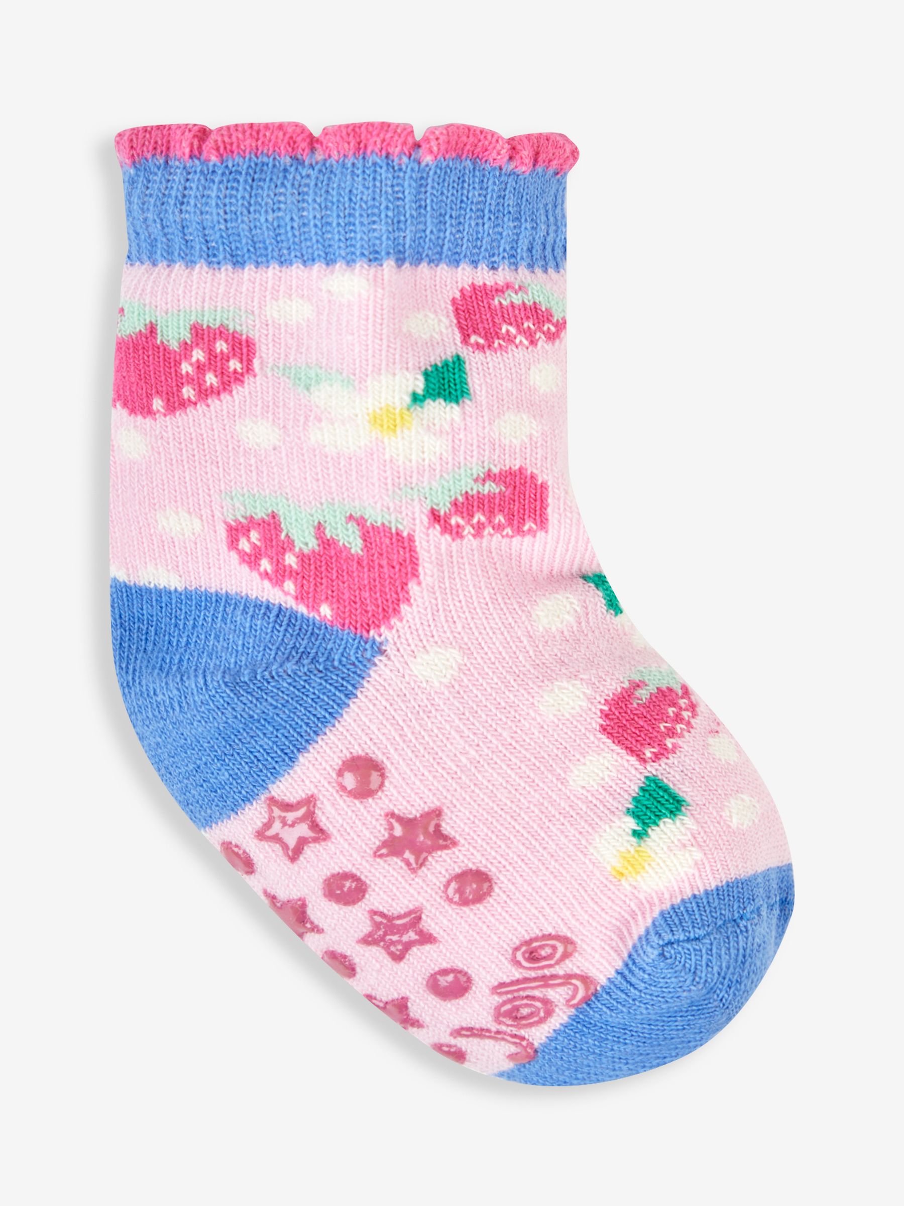 Pink 3-Pack Fruit Socks - Image 4 of 4