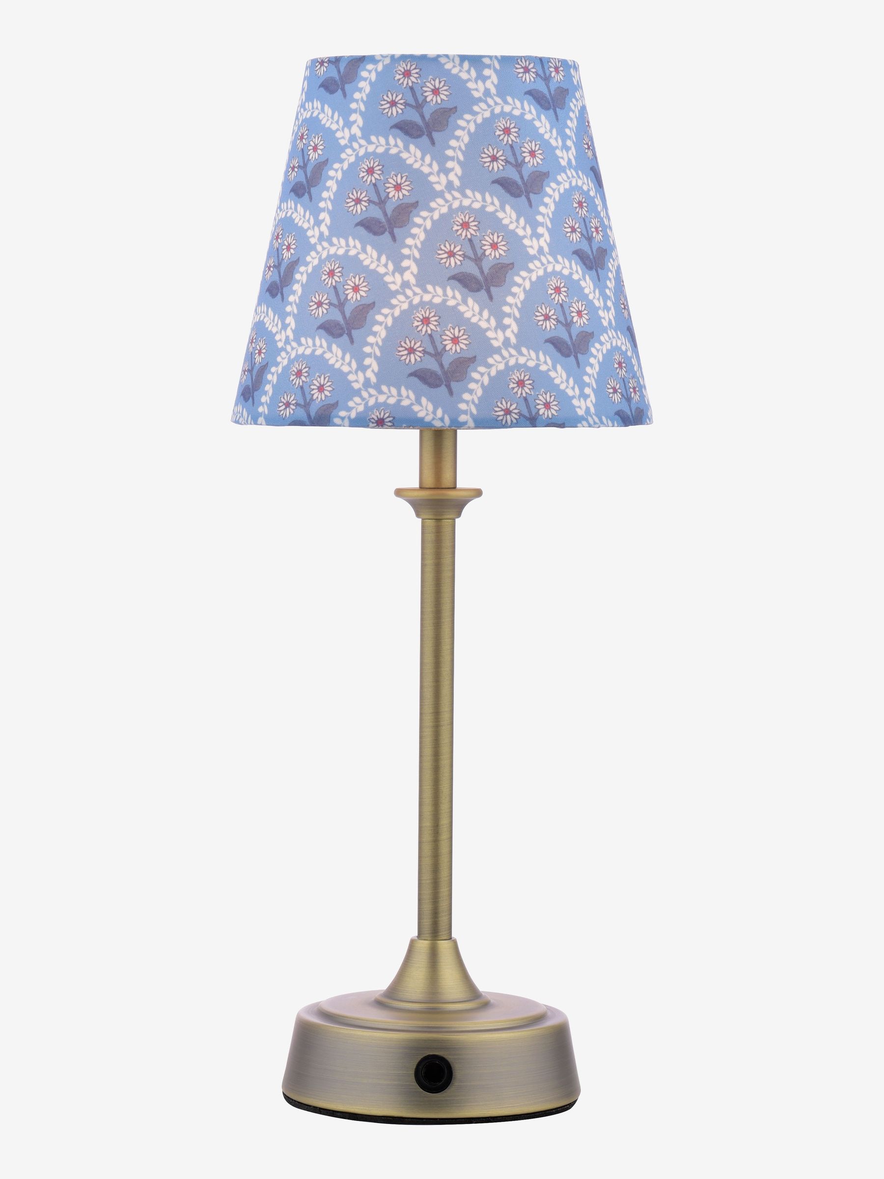 Blue Apsley Rechargeable Led Wireless Table Lamp - Image 3 of 7
