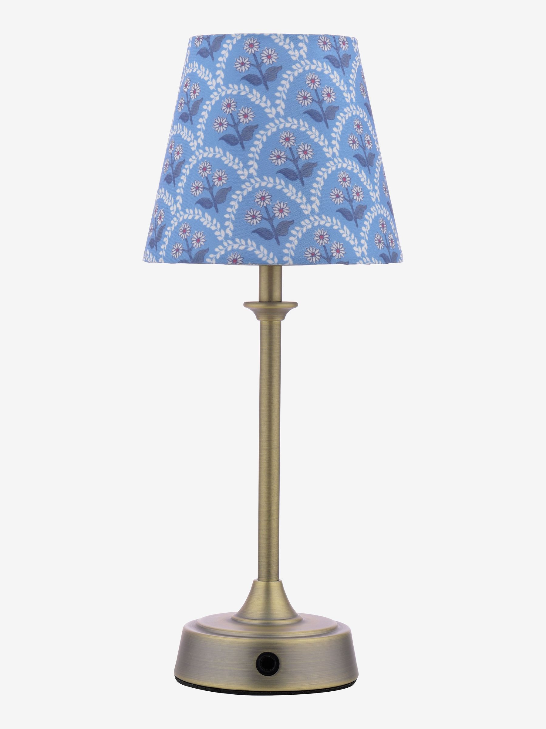 Blue Apsley Rechargeable Led Wireless Table Lamp - Image 4 of 7