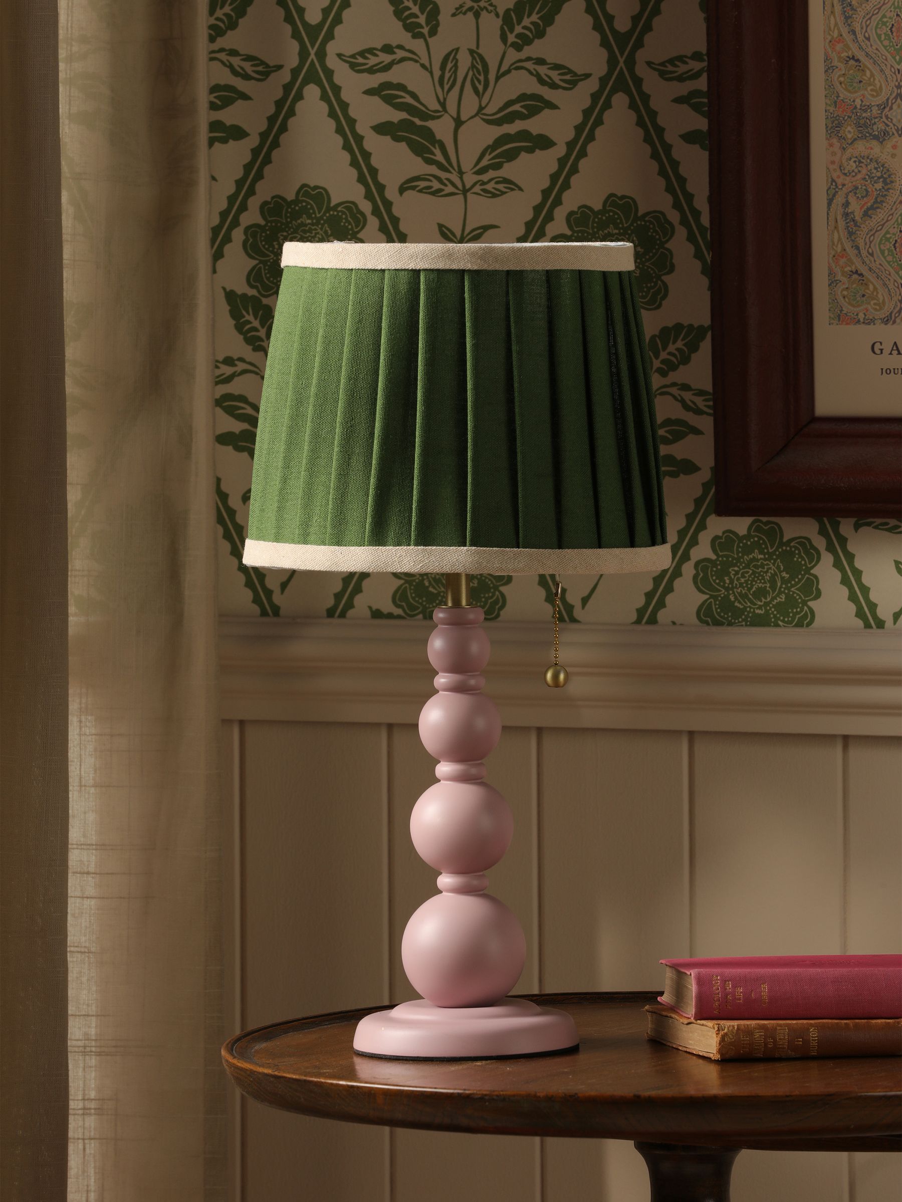 Pink Harewood Table Lamp - Image 2 of 6 Pink Harewood Table Lamp - Image 2 of 6