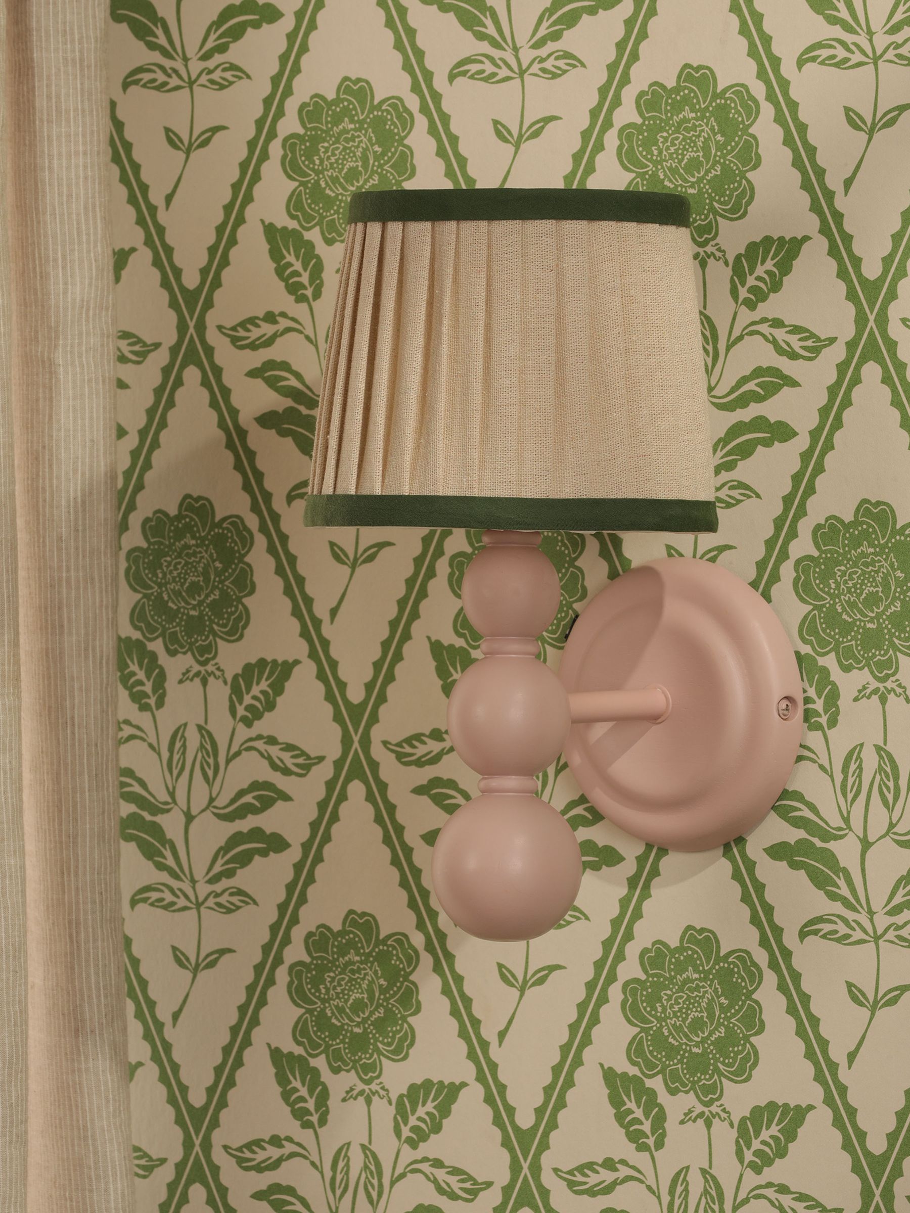 Pink Harewood Wall Light - Image 2 of 5 Pink Harewood Wall Light - Image 2 of 5