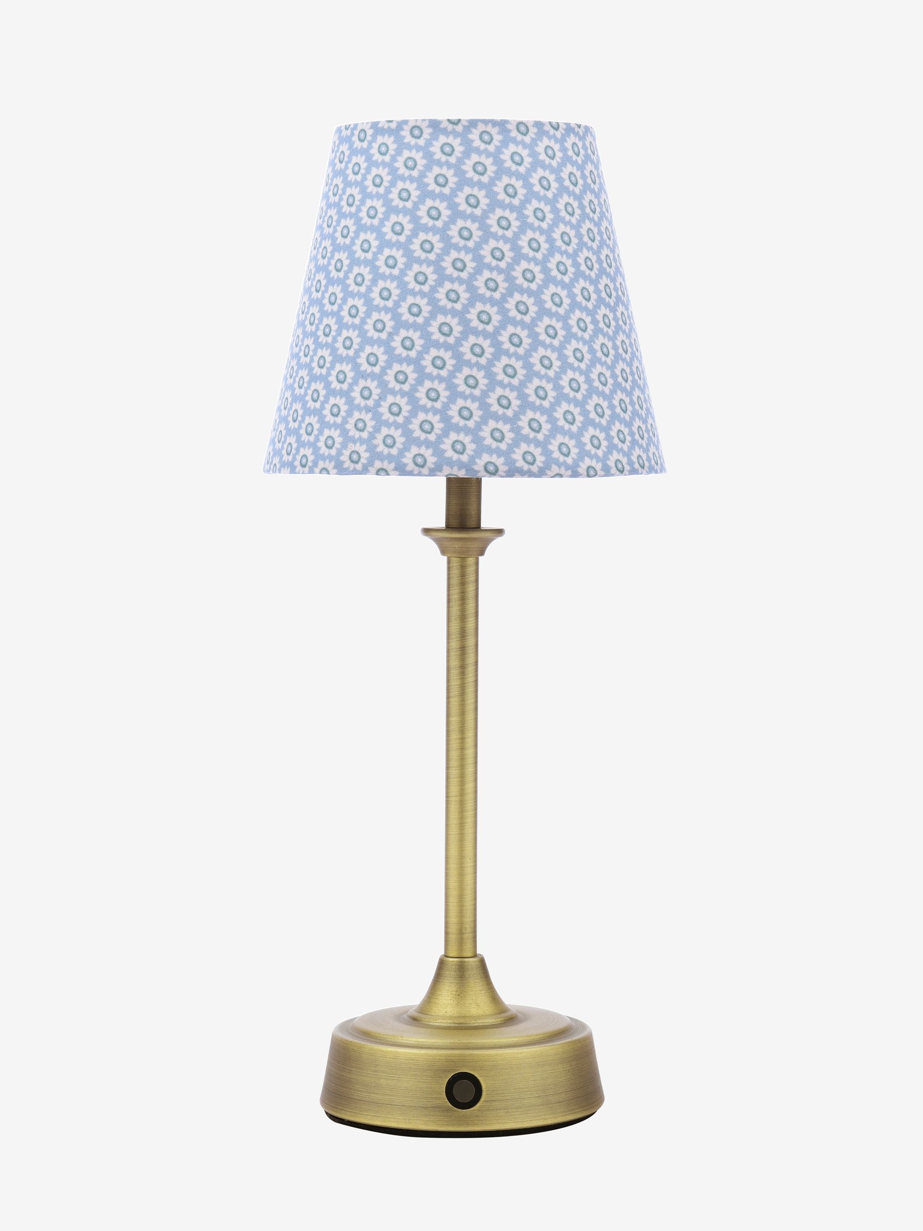 Blue & White Apsley Rechargeable Led Wireless Table Lamp - Image 5 of 6