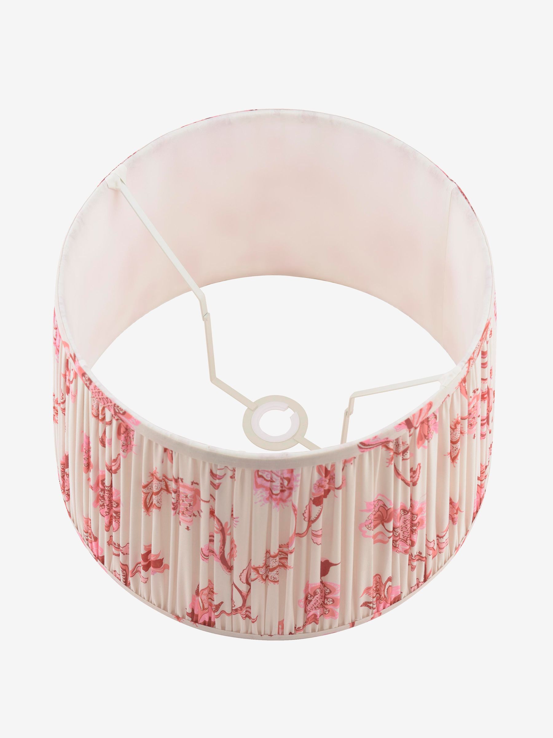 Pink Folly Pleated Cotton Easyfit Lamp Shade - Image 7 of 7