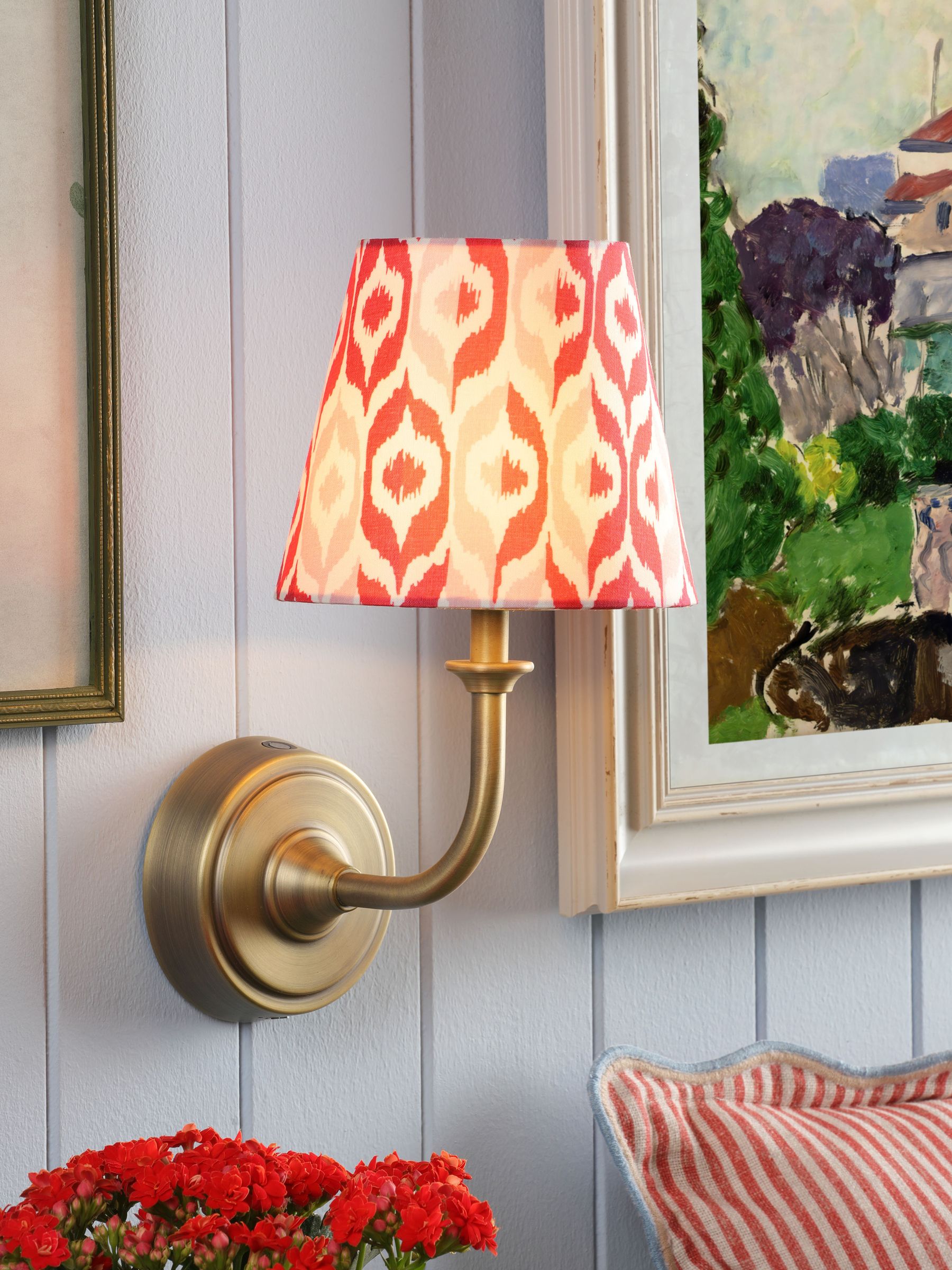 Red Apsley Rechargeable LED Wall Light - Image 1 of 6