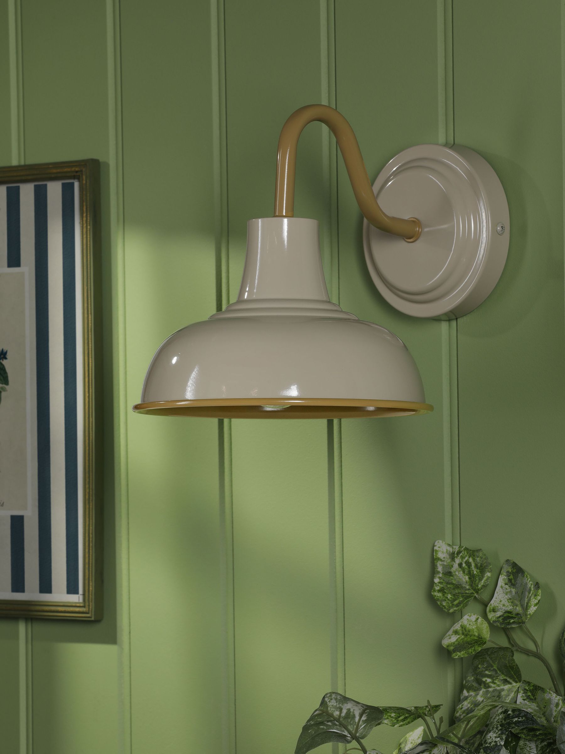 Natural Hatfield Industrial Wall Light - Image 2 of 7
