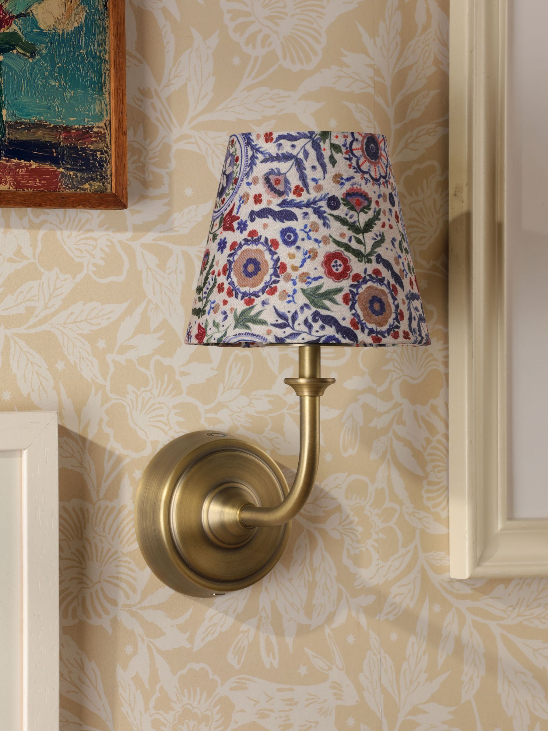 Blue & Red Apsley Rechargeable LED Wall Light - Image 2 of 6