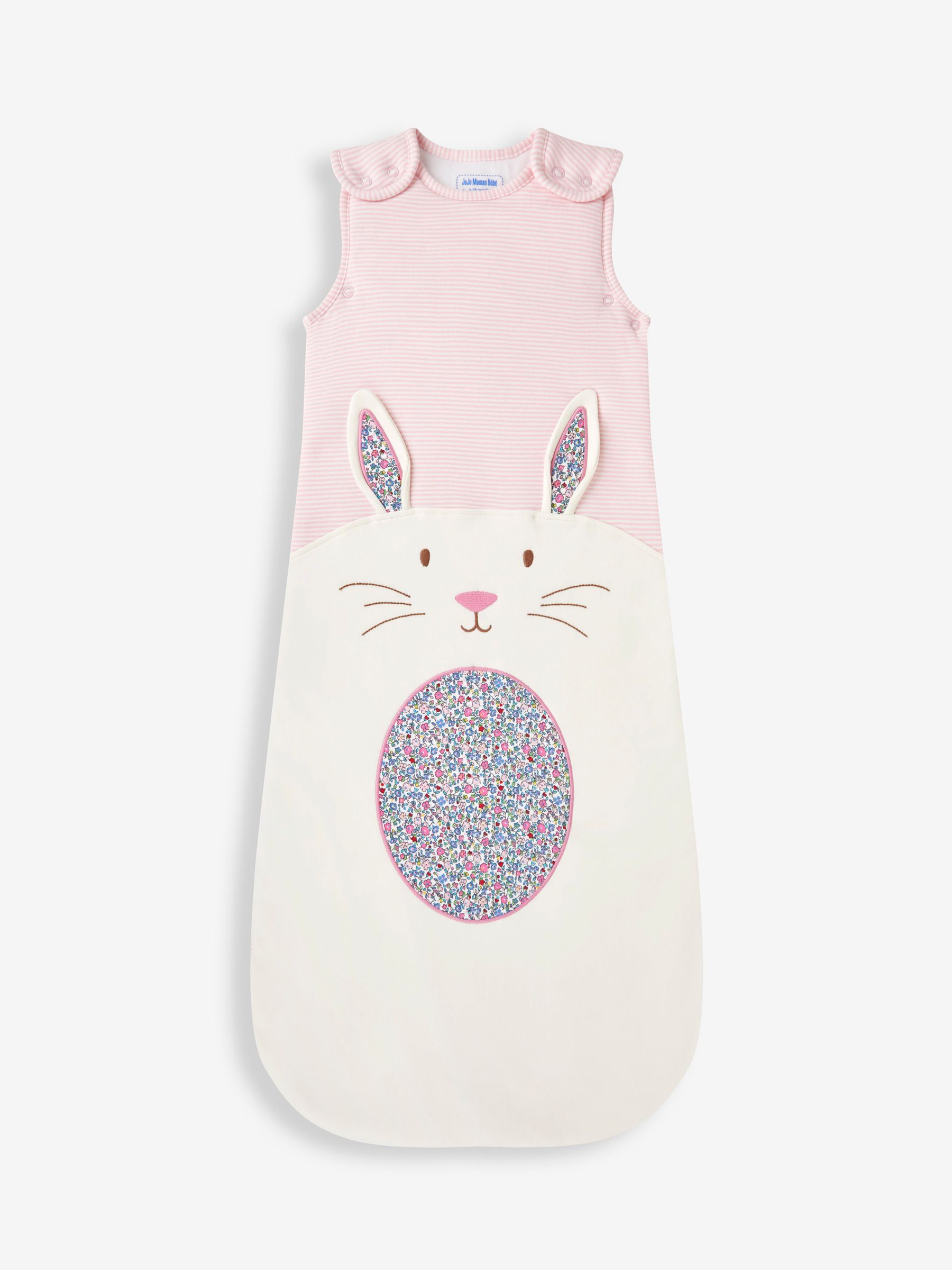 Pink Bunny Appliqué 2.5 Tog Baby Sleeping Bag - Image 6 of 7