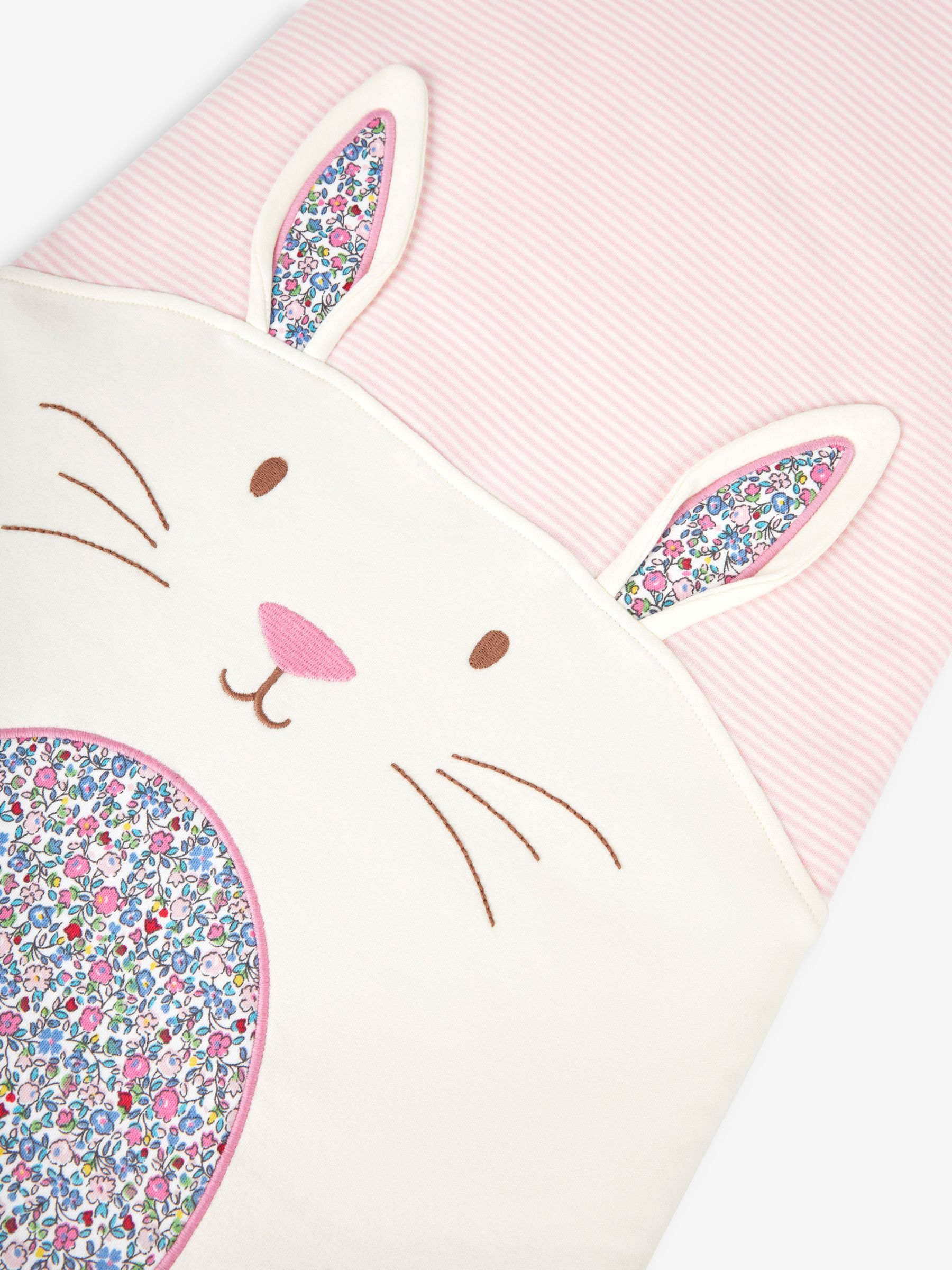 Pink Bunny Appliqué 2.5 Tog Baby Sleeping Bag - Image 7 of 7