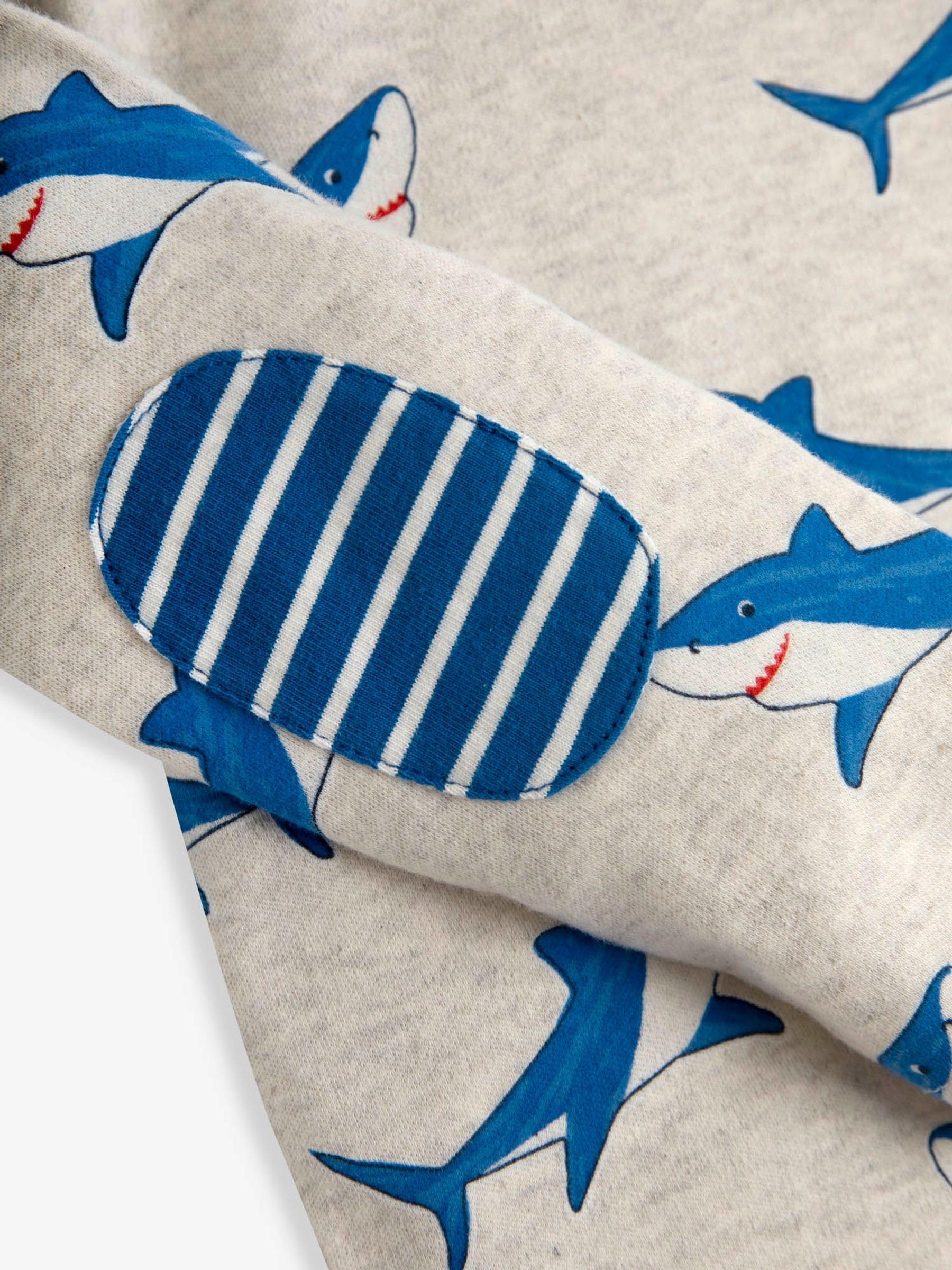 Natural Shark Print Pocket Top - Image 3 of 3