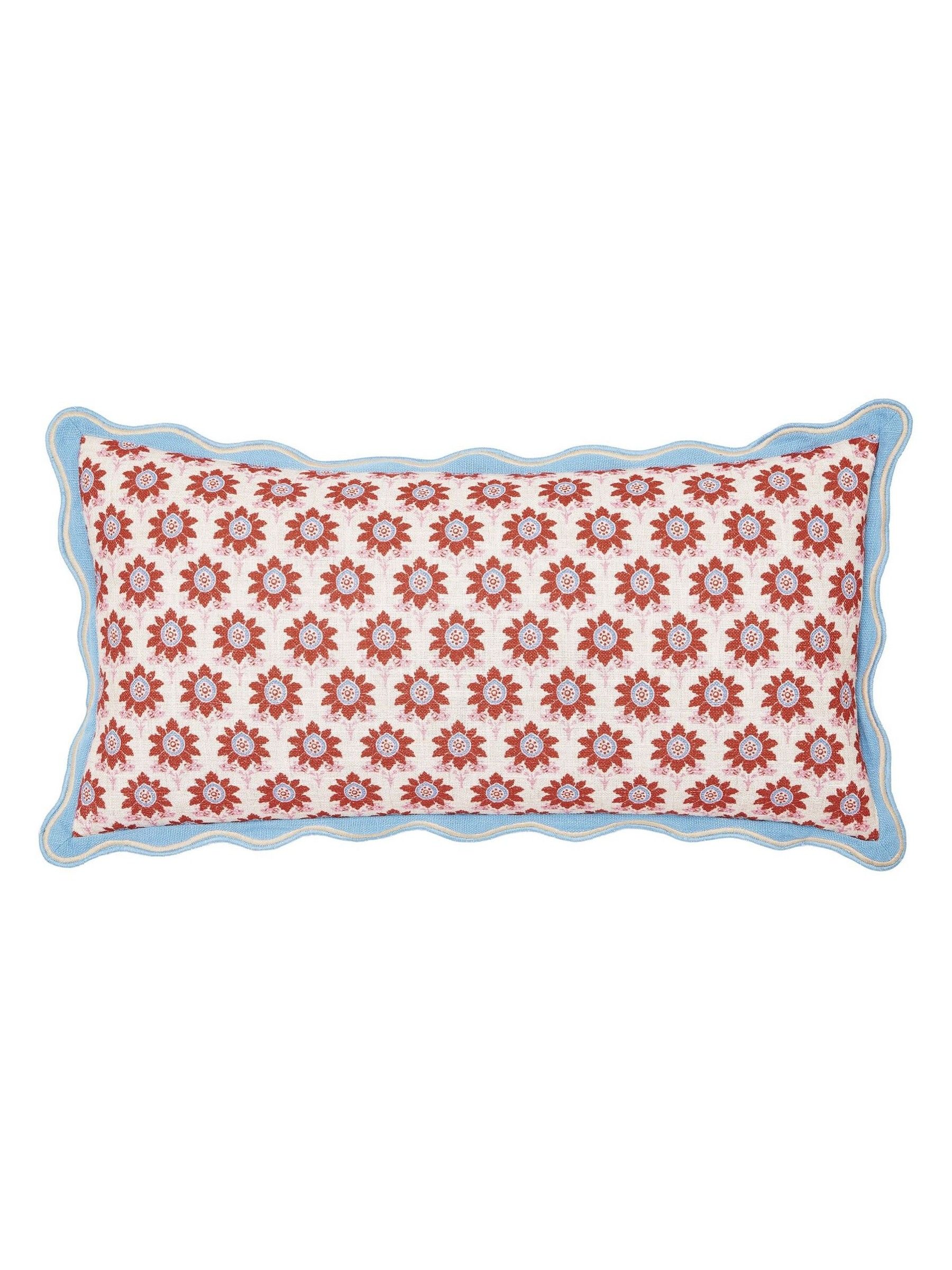 Blue Siesta To Fiesta Scallop Cushion - Image 2 of 4