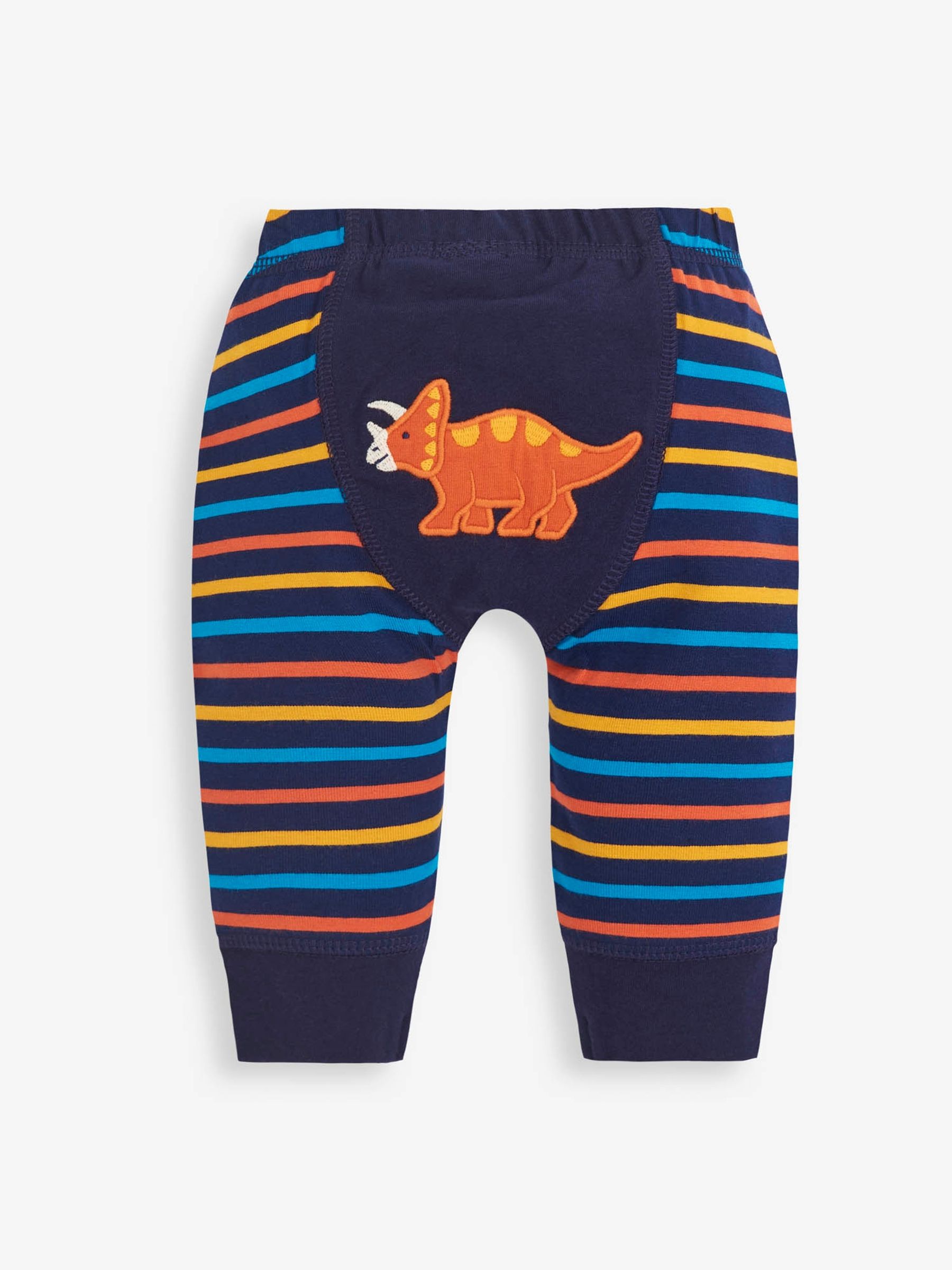 Navy 2-Pack Dinosaur & Stripe Baby Leggings - Image 5 of 5