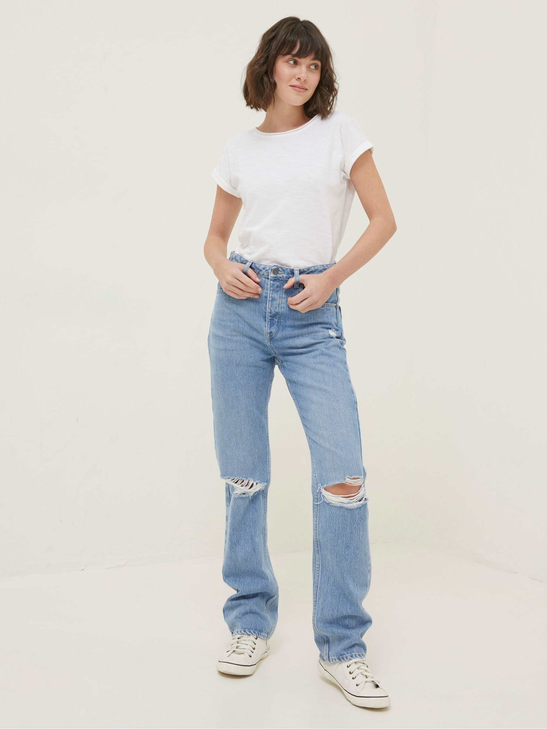 Blue Sutton Rip Detail Jeans - Image 3 of 6