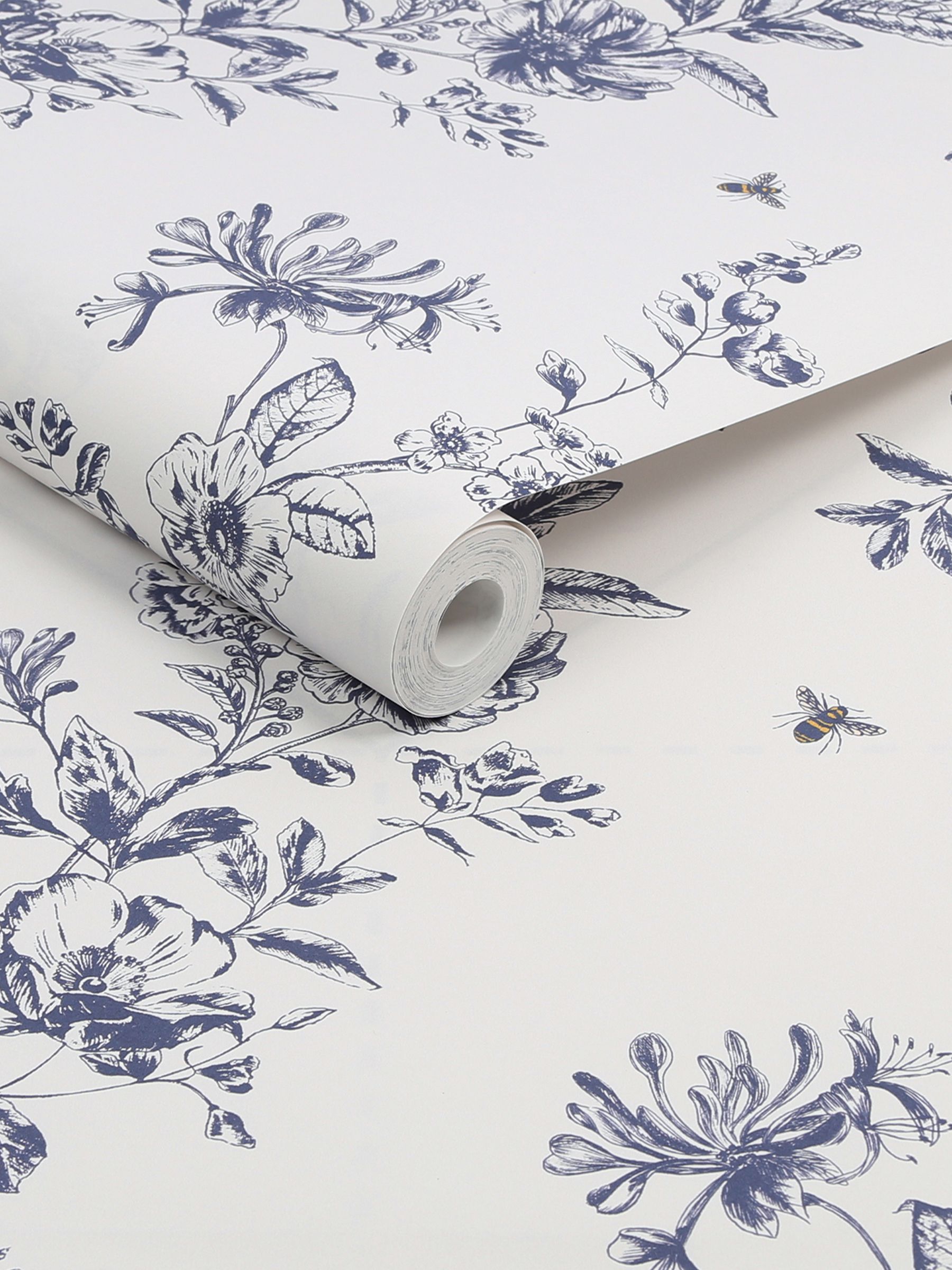 Cream Honey Floral Wallpaper - Image 2 of 5