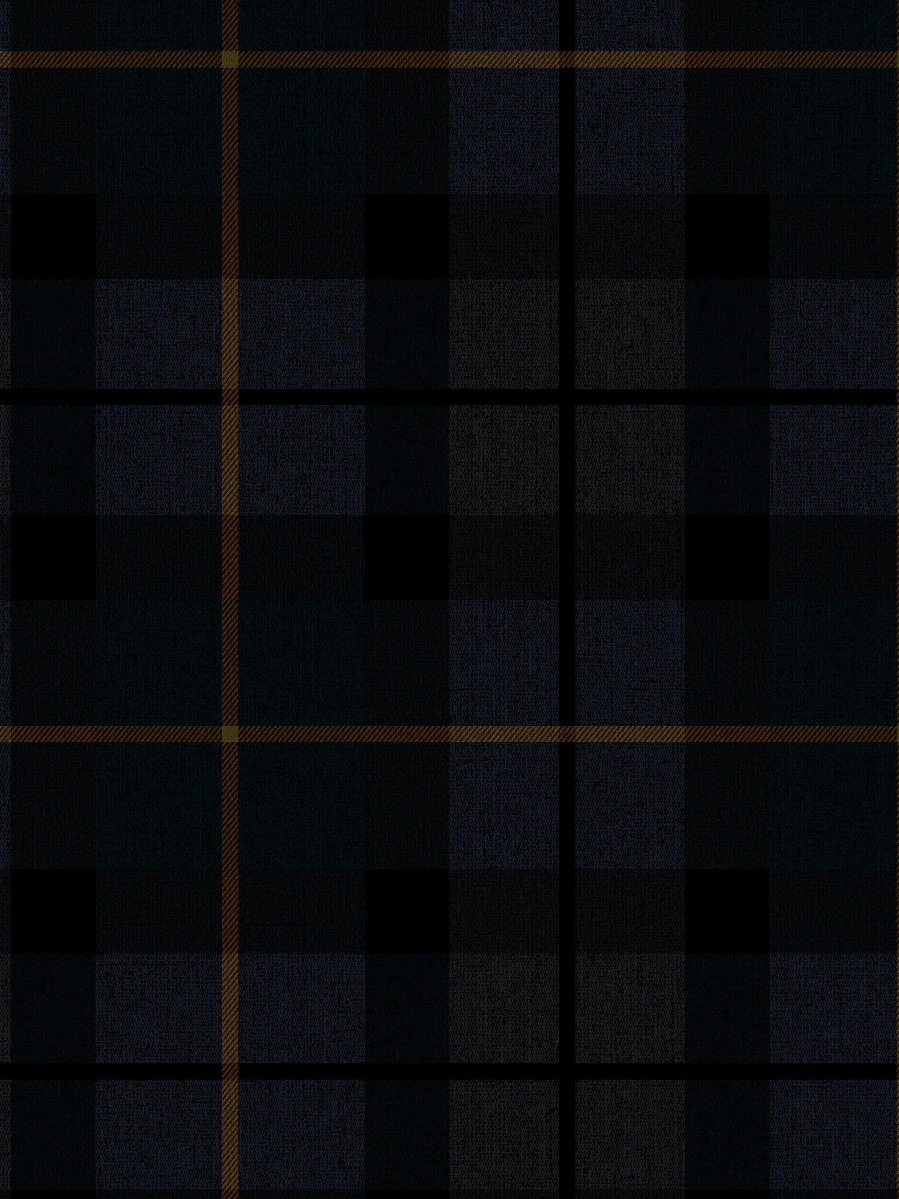 Blue Rothero Check Wallpaper - Image 2 of 4