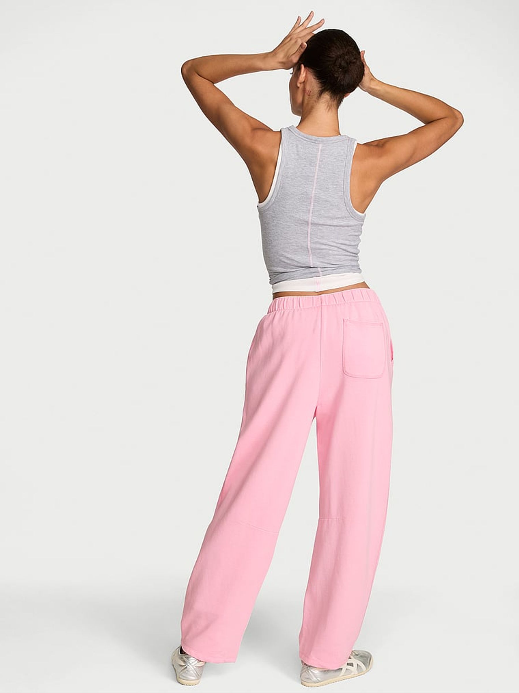 Victoria Pink Barrel Fashion Show Fleece Joggers - Image 3 of 3 Victoria Pink Barrel Fashion Show Fleece Joggers - Image 3 of 3