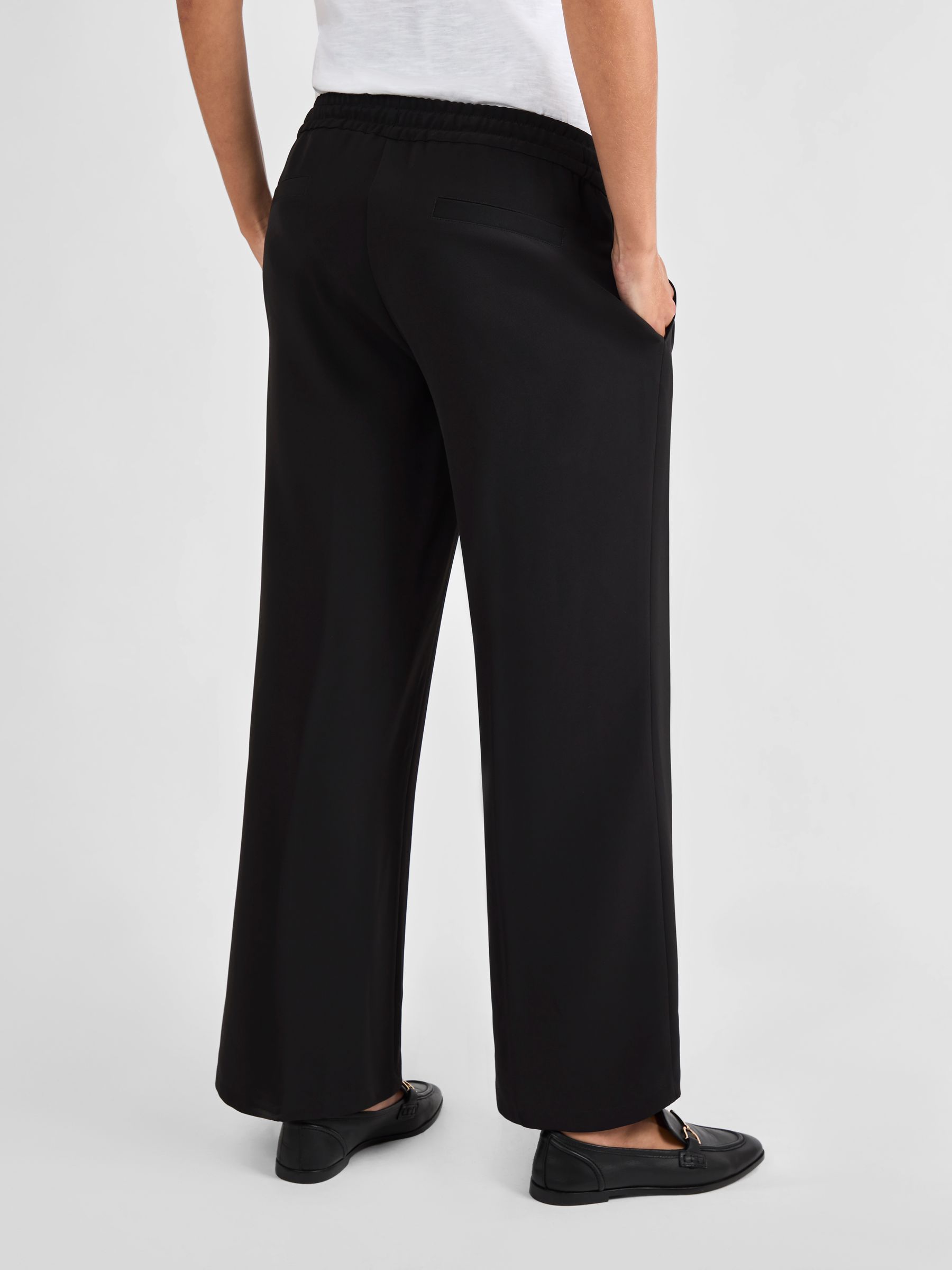 Black Wide Leg Maternity Trousers - Image 2 of 6