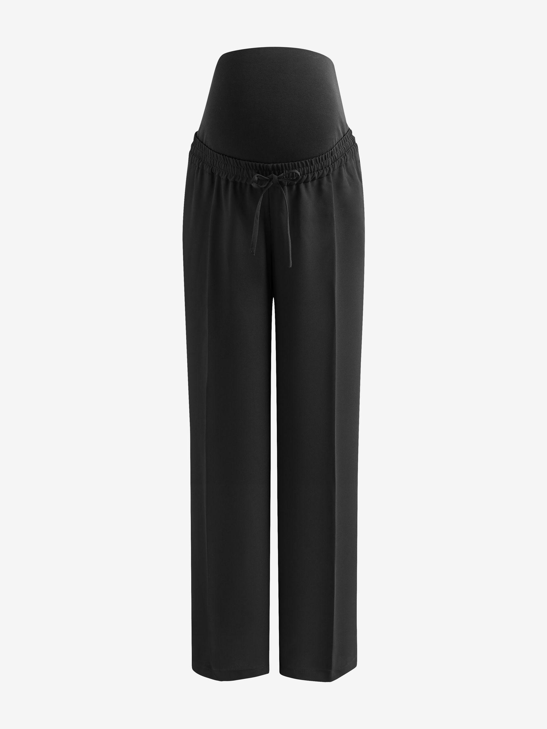 Black Wide Leg Maternity Trousers - Image 5 of 6