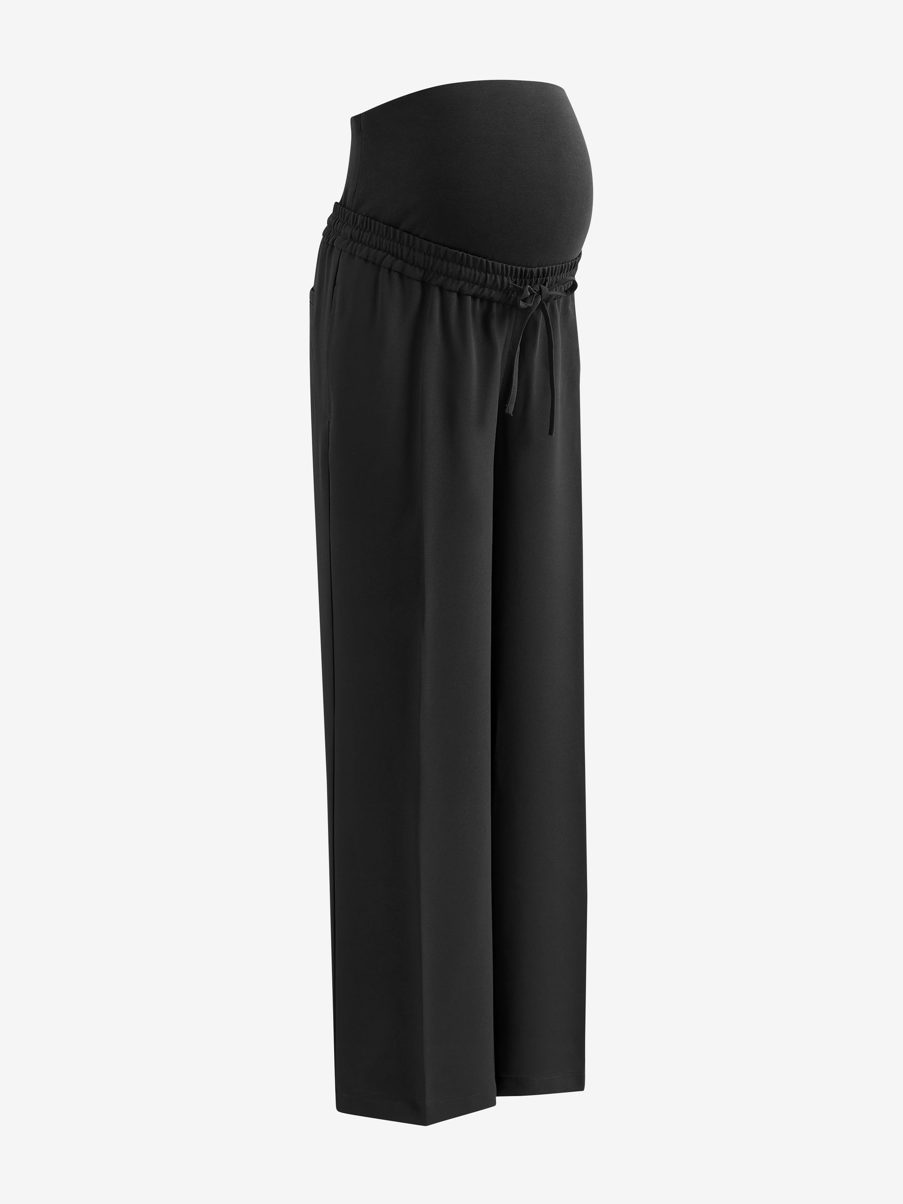 Black Wide Leg Maternity Trousers - Image 6 of 6