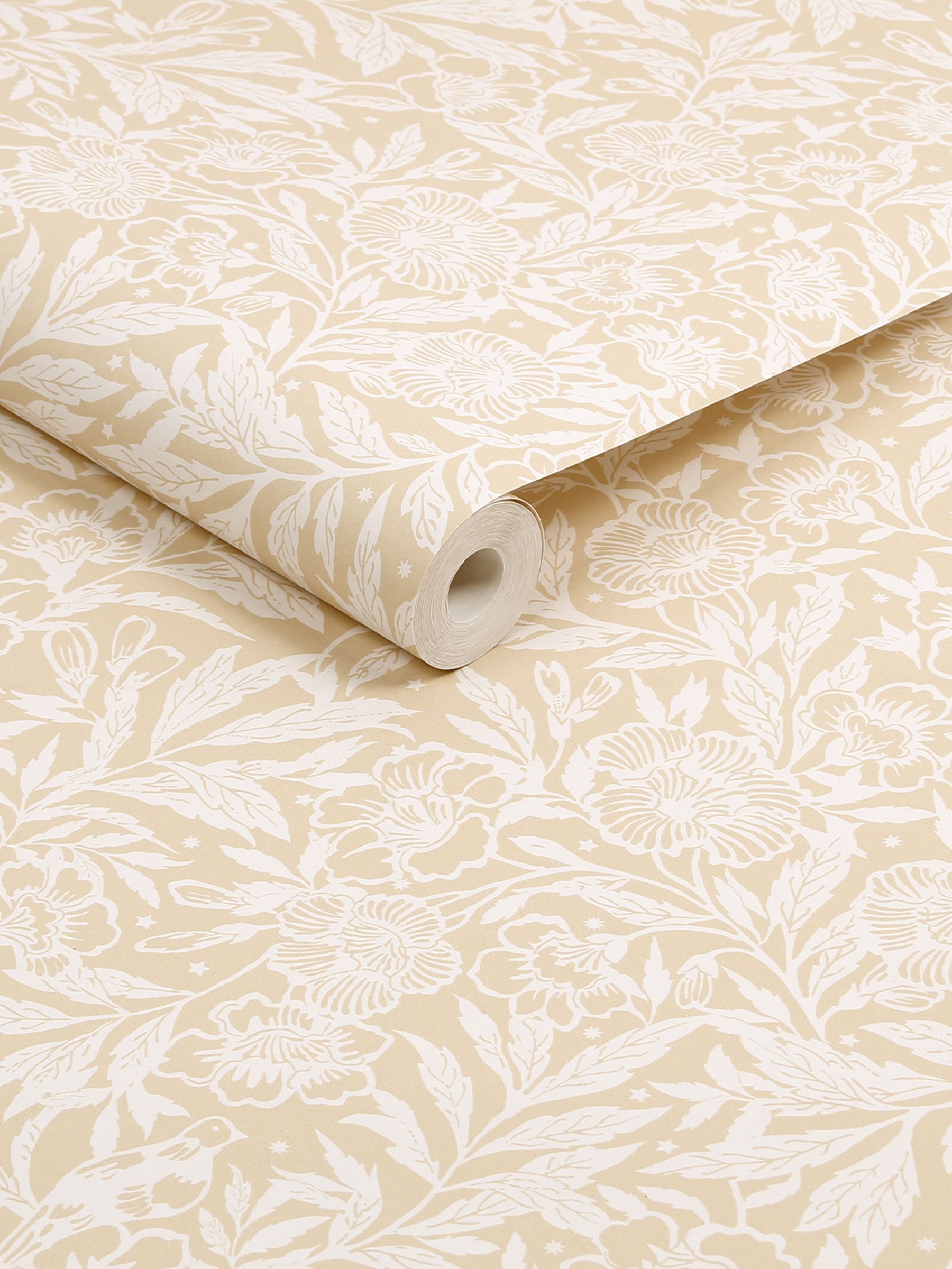 Cream Twilight Ditsy Wallpaper - Image 3 of 4