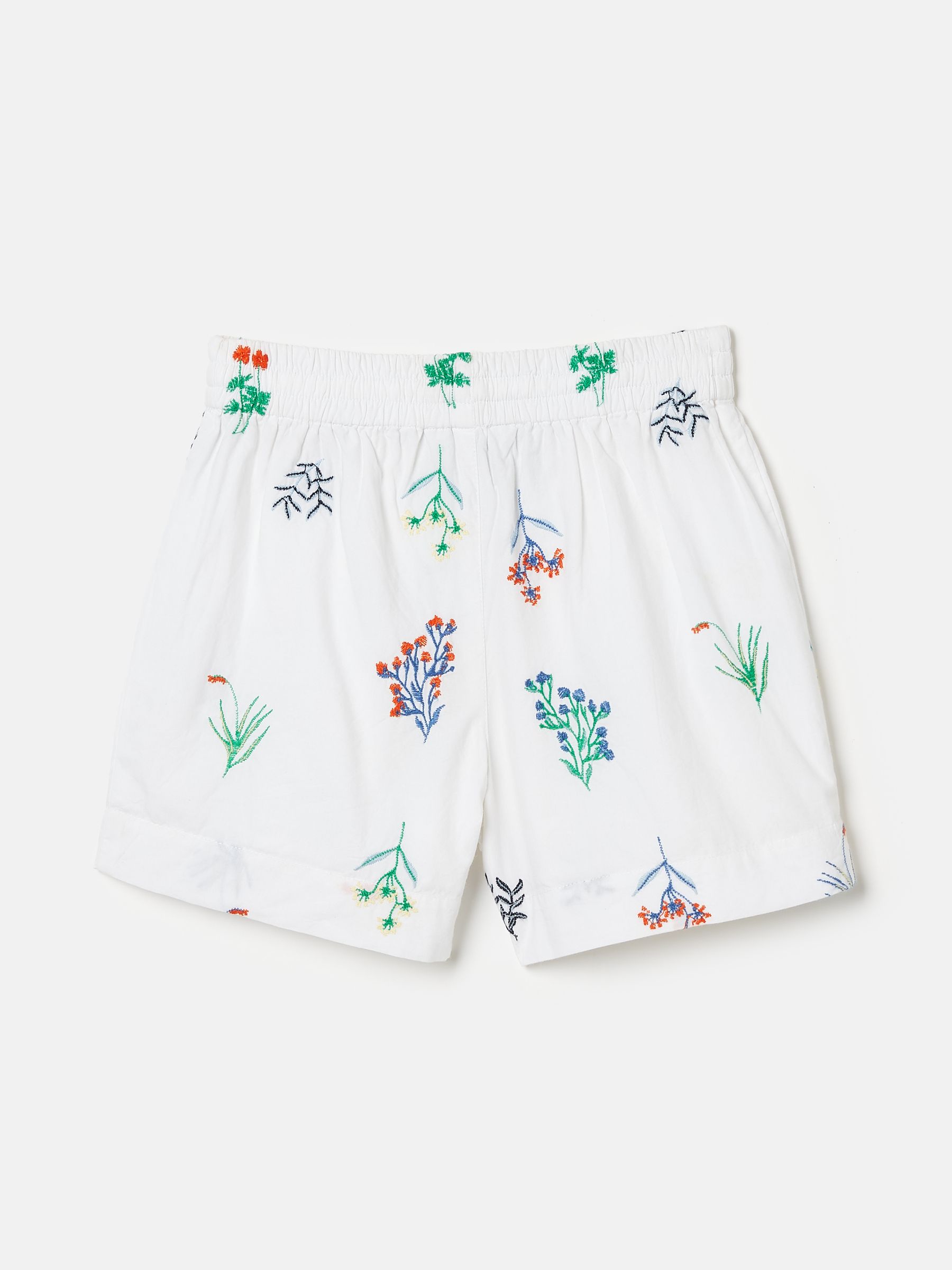 Girls' Hopscotch White Woven Shorts - Image 2 of 5