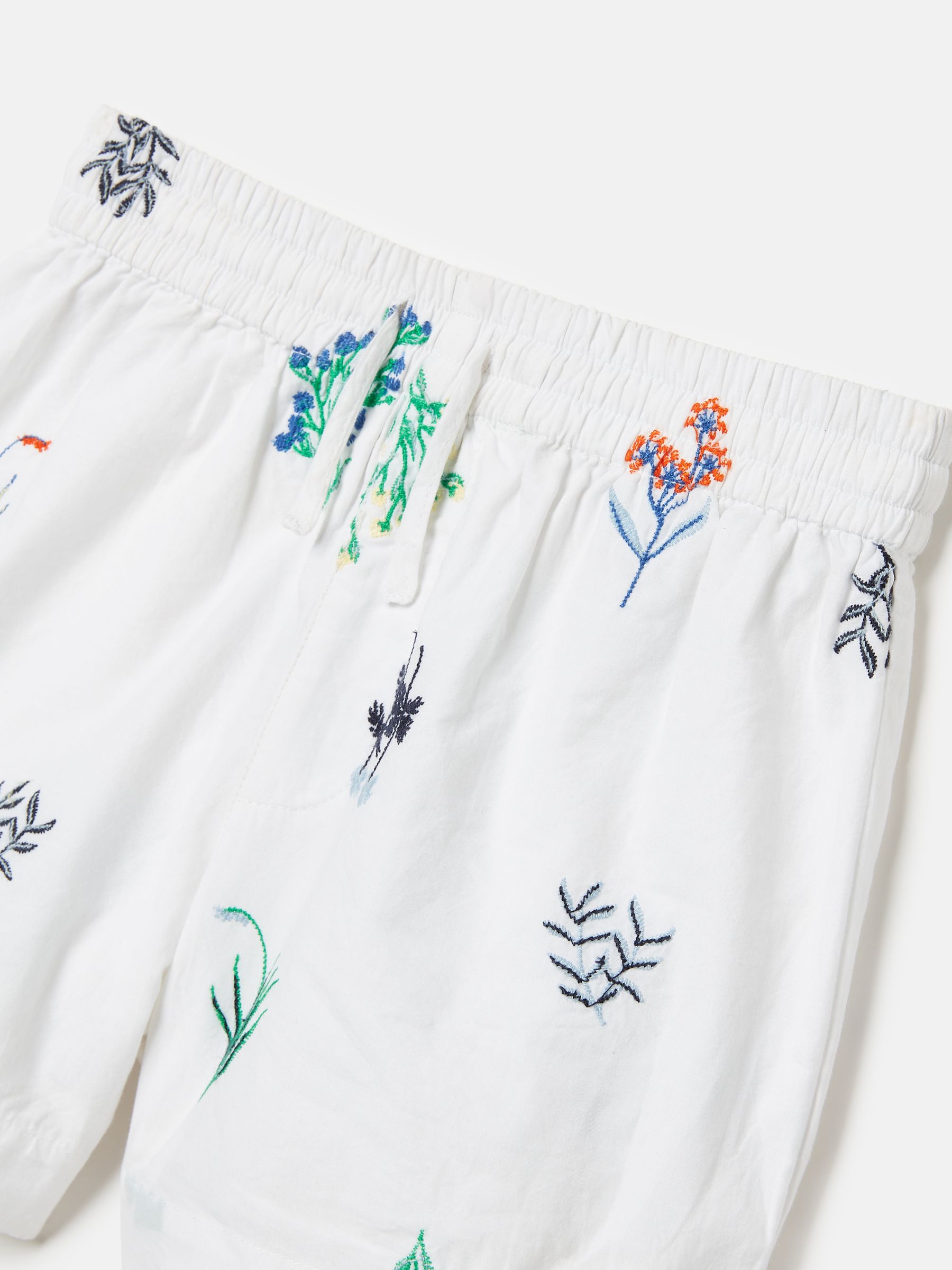 Girls' Hopscotch White Woven Shorts - Image 3 of 5