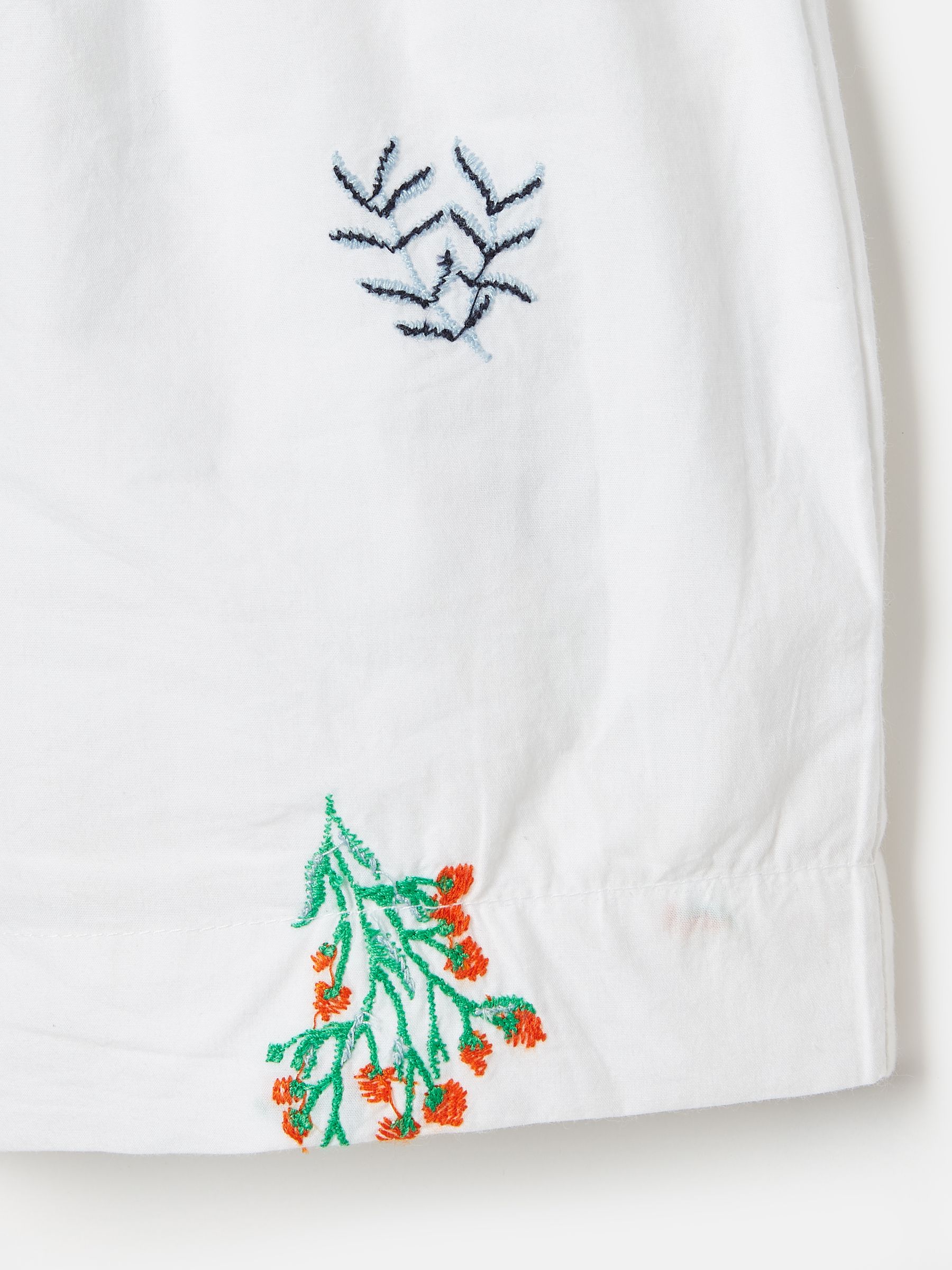 Girls' Hopscotch White Woven Shorts - Image 4 of 5