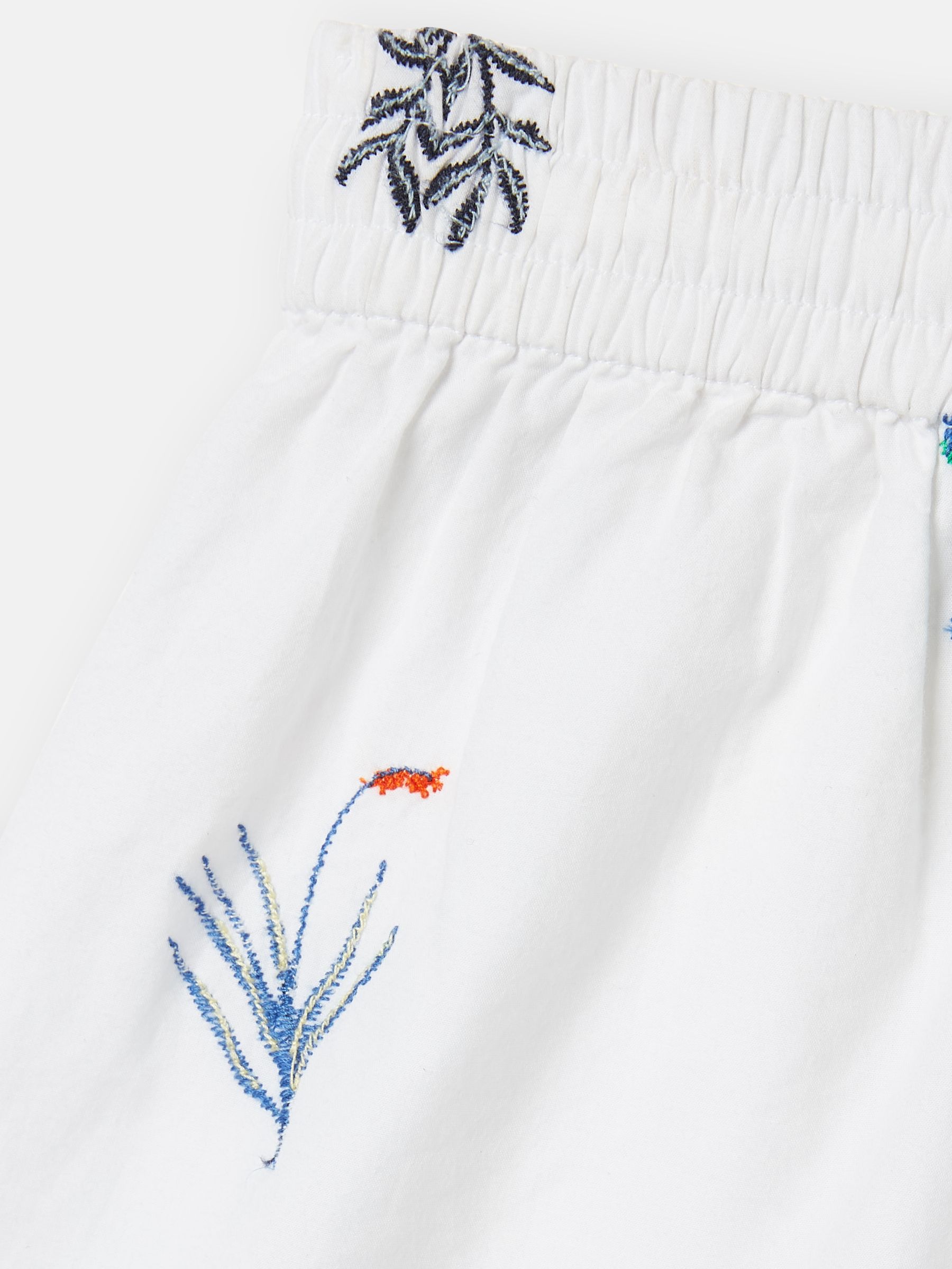Girls' Hopscotch White Woven Shorts - Image 5 of 5