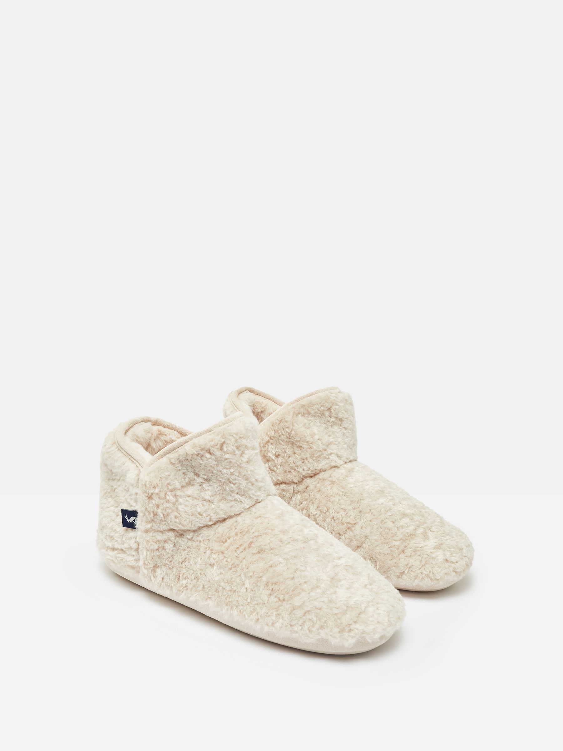Cabin Luxe Oatmeal Faux Fur Slipper Boots - Image 4 of 7