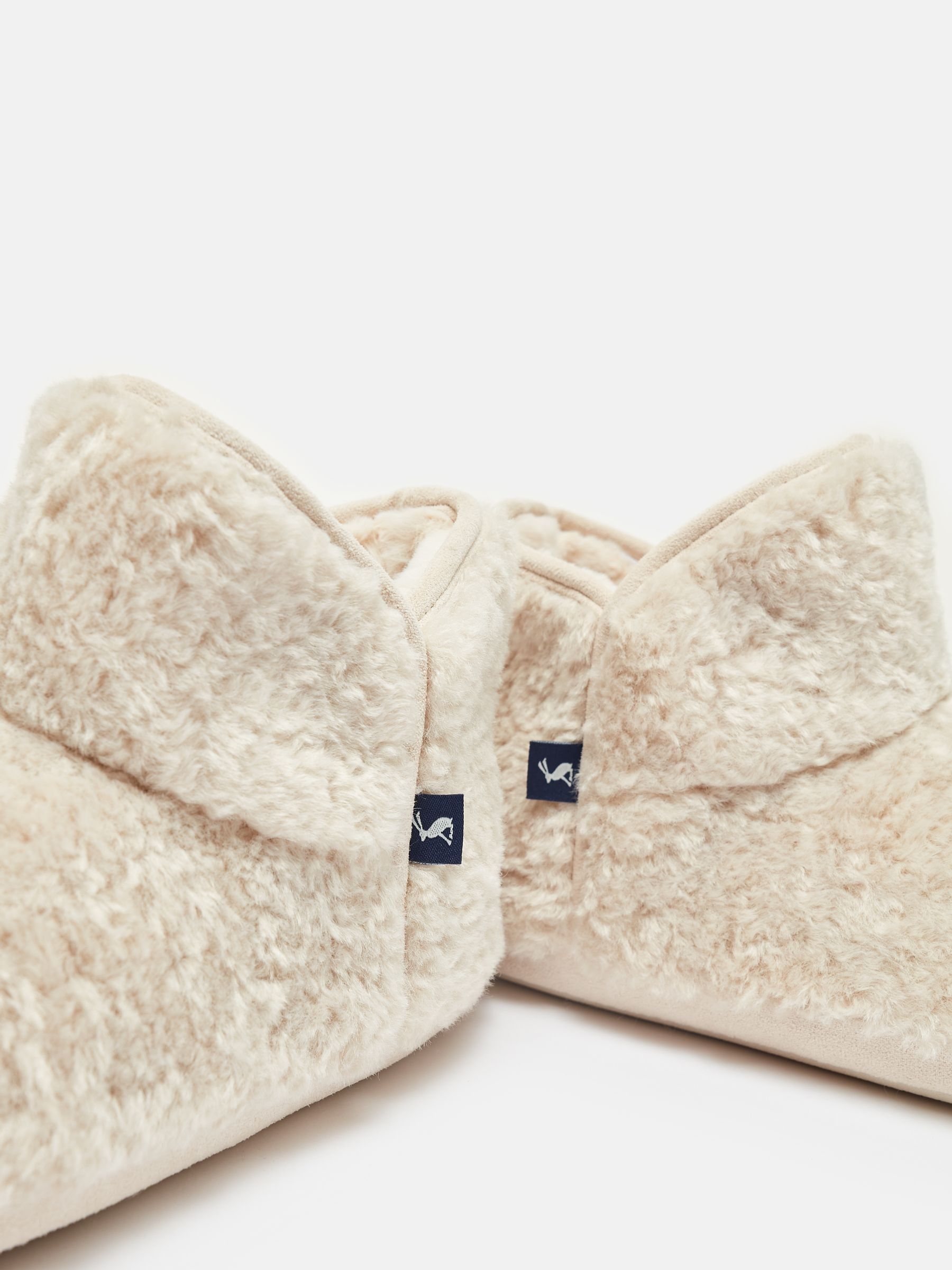 Cabin Luxe Oatmeal Faux Fur Slipper Boots - Image 7 of 7