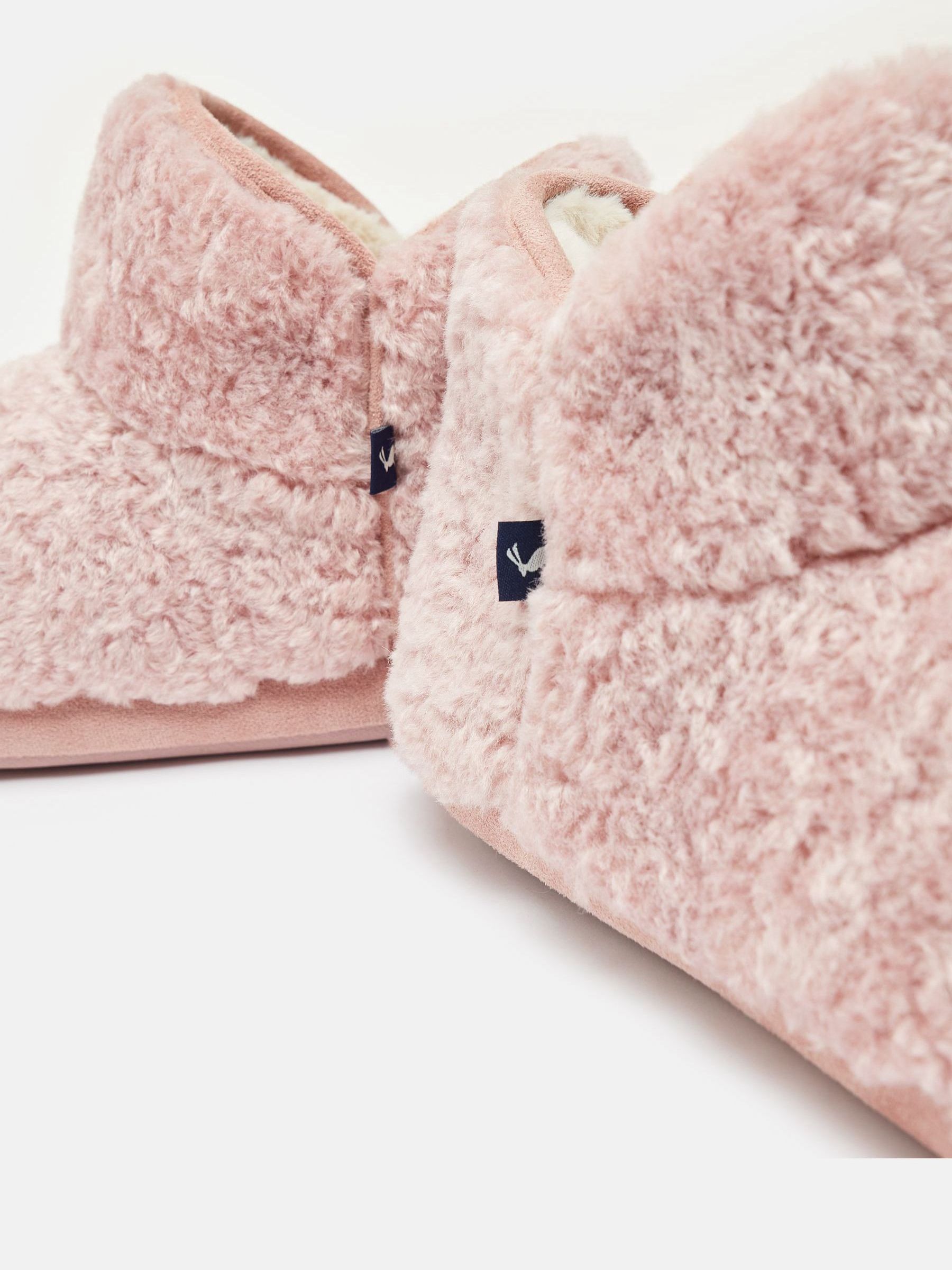 Cabin Luxe Pink Faux Fur Slipper Boots - Image 7 of 7