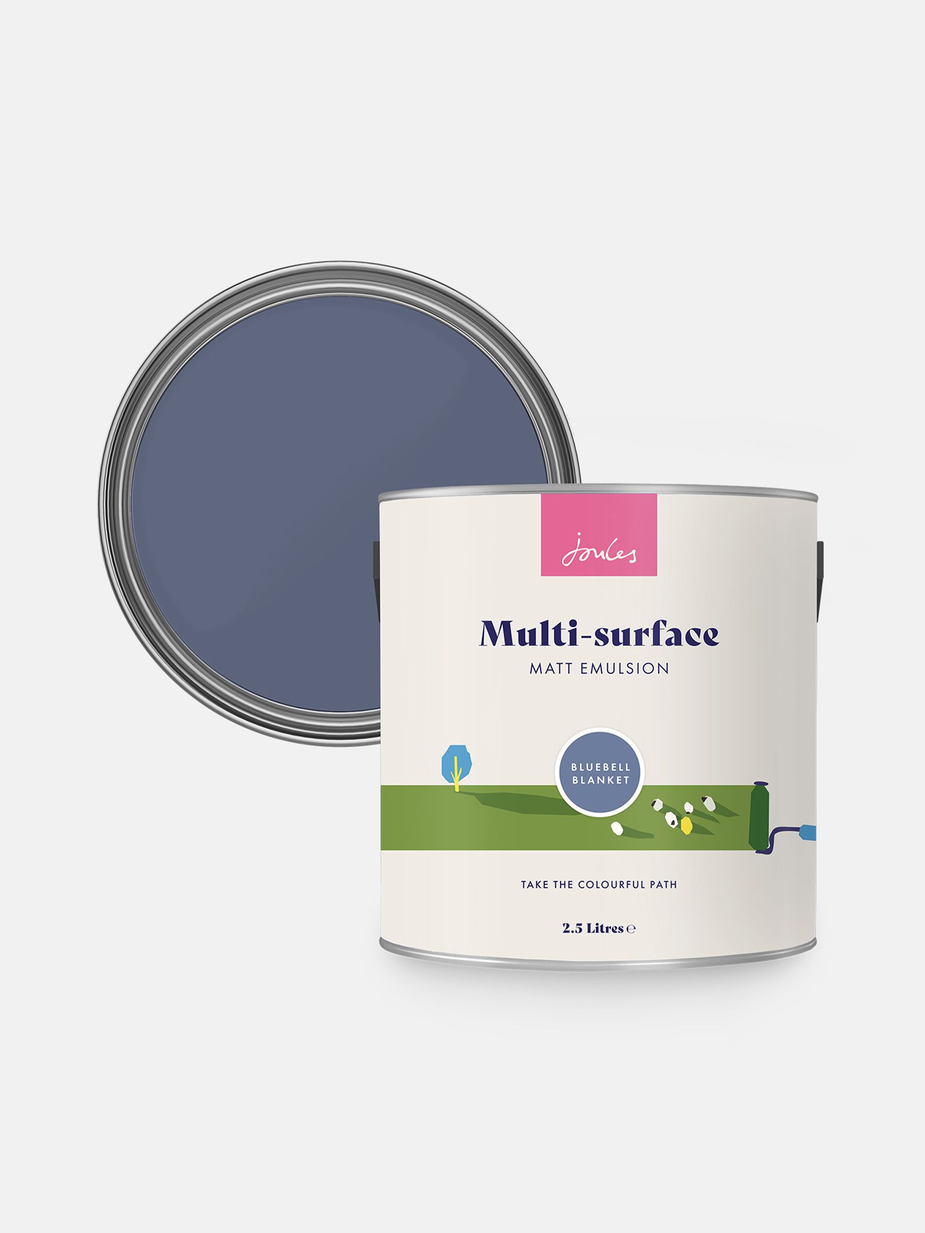Blue Multi Surface Matt Emulsion 2.5L Paint - Image 4 of 4