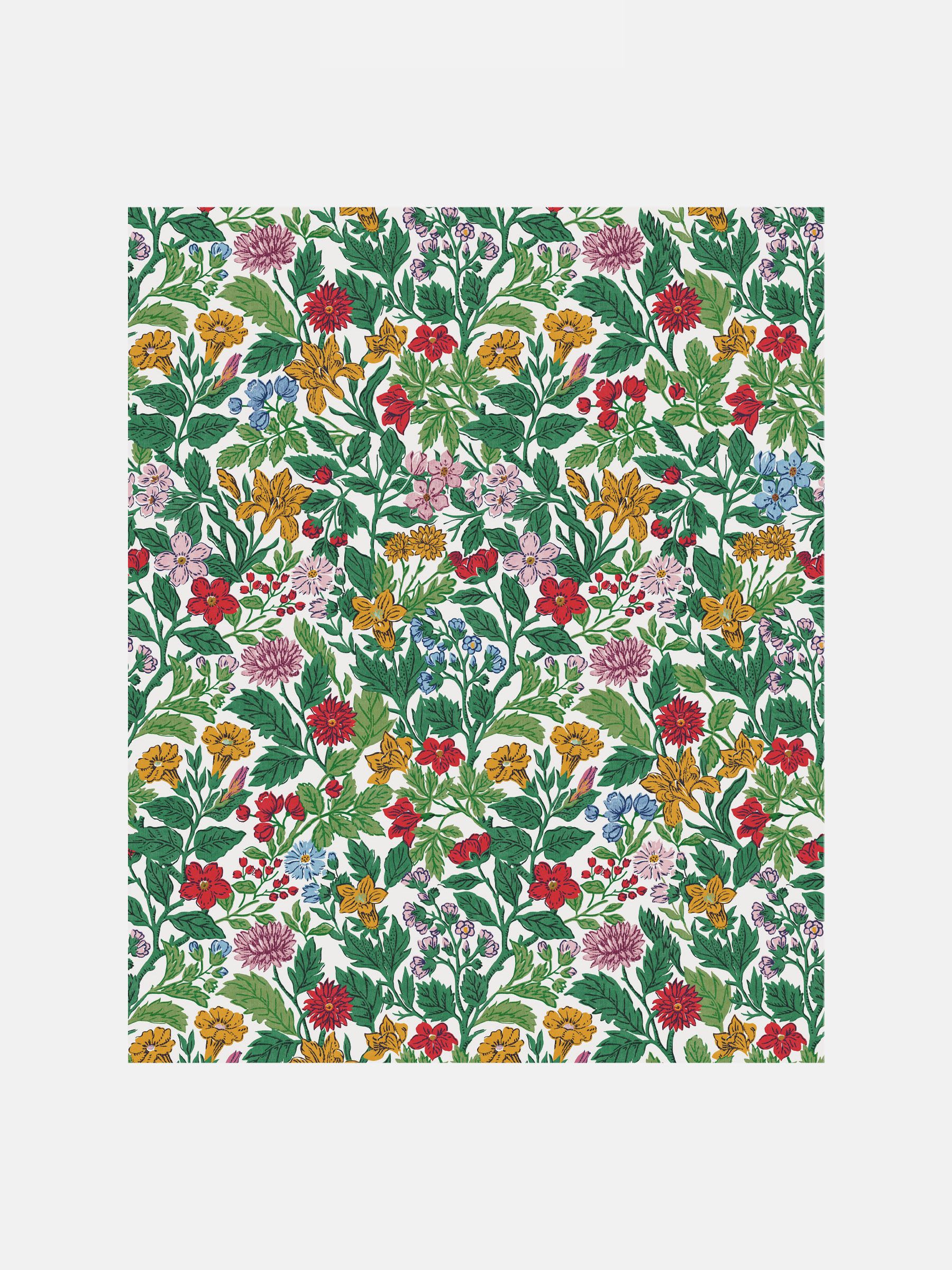 Green Arts & Crafts Floral Wallpaper - Image 3 of 4