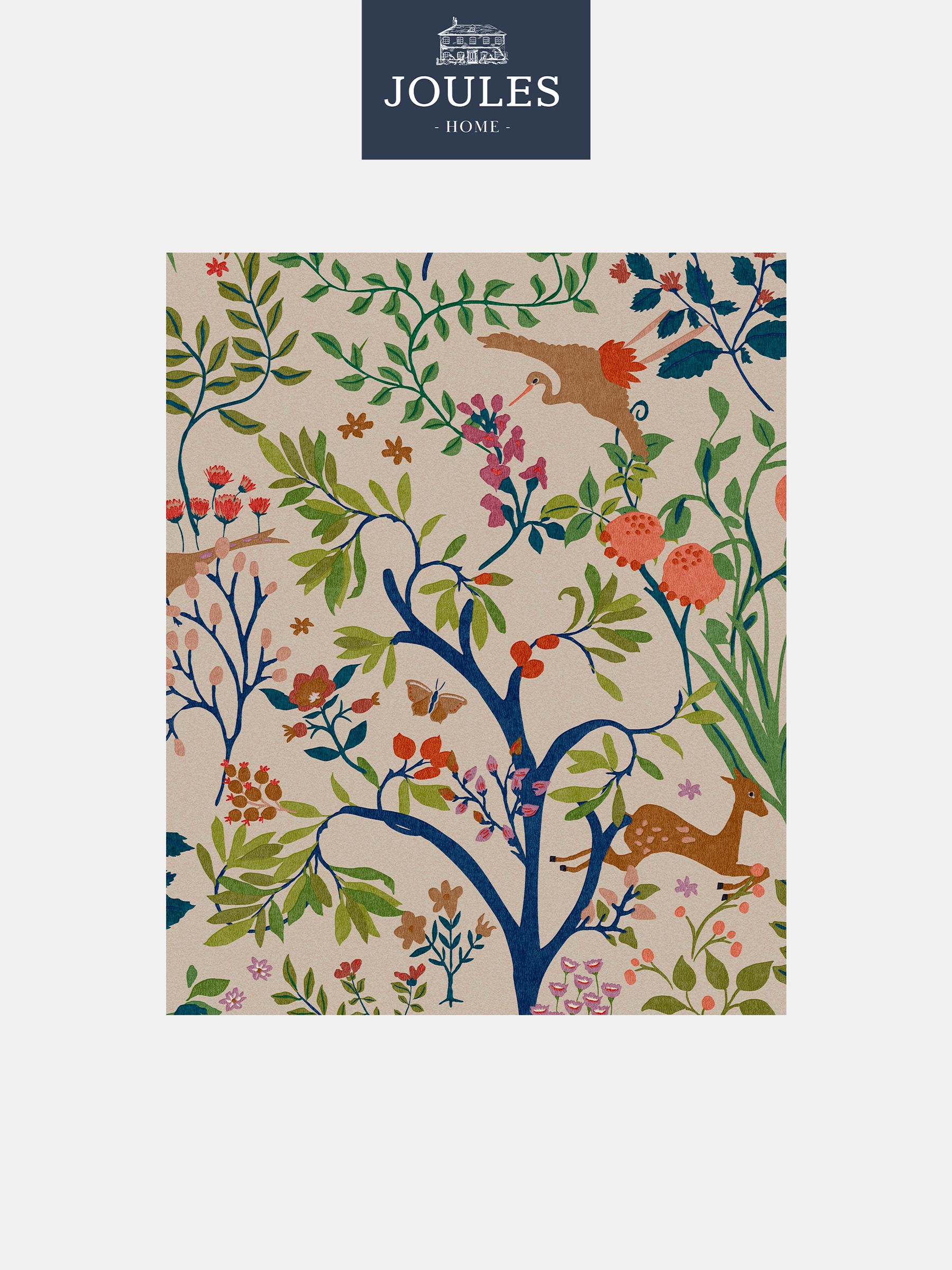 Cream Enchanted Woodland Antique Wallpaper - Image 2 of 4 Cream Enchanted Woodland Antique Wallpaper - Image 2 of 4