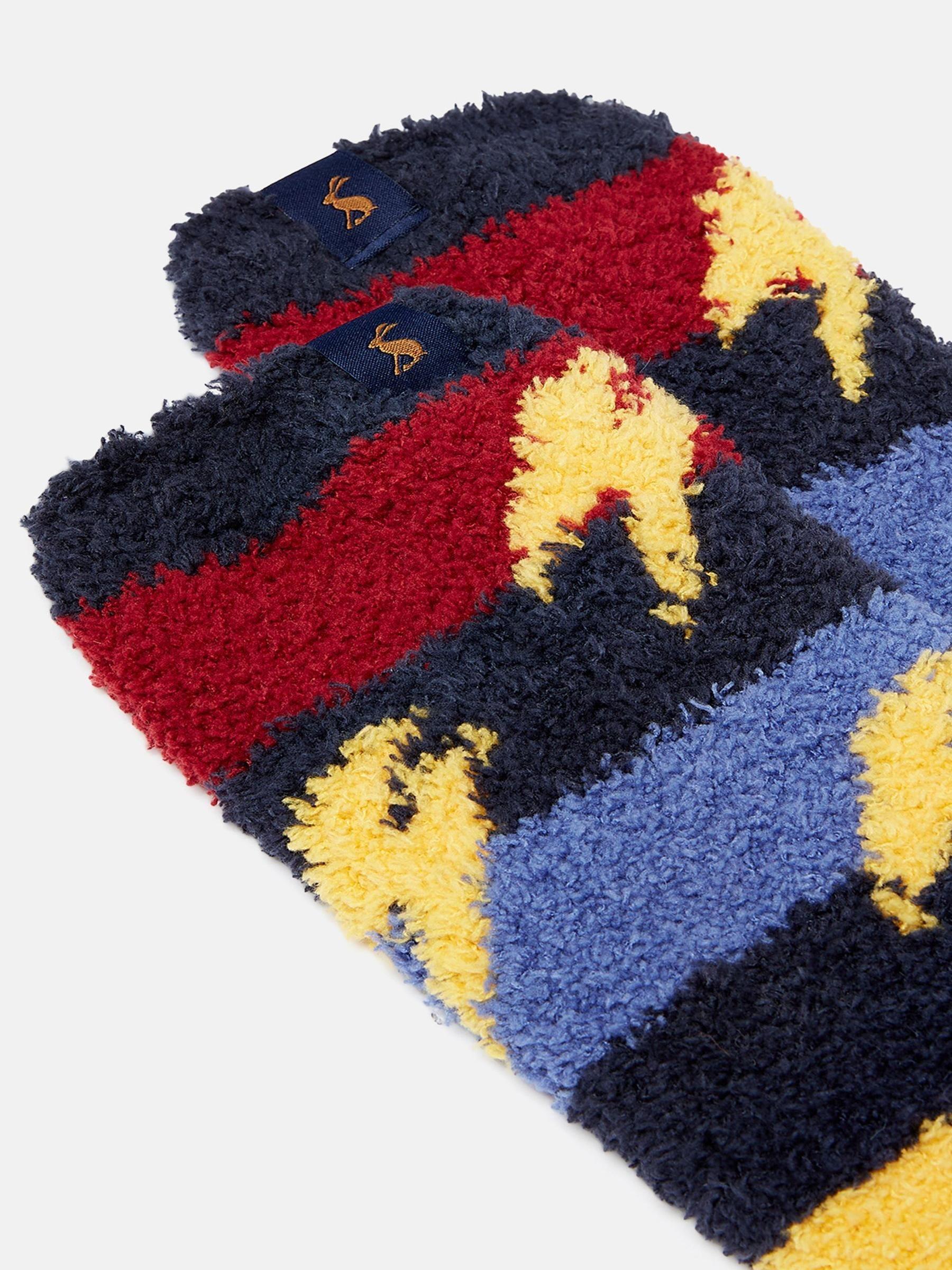 Lightning Bolt Navy Harry Potter™ Fluffy Lounge Socks - Image 3 of 3