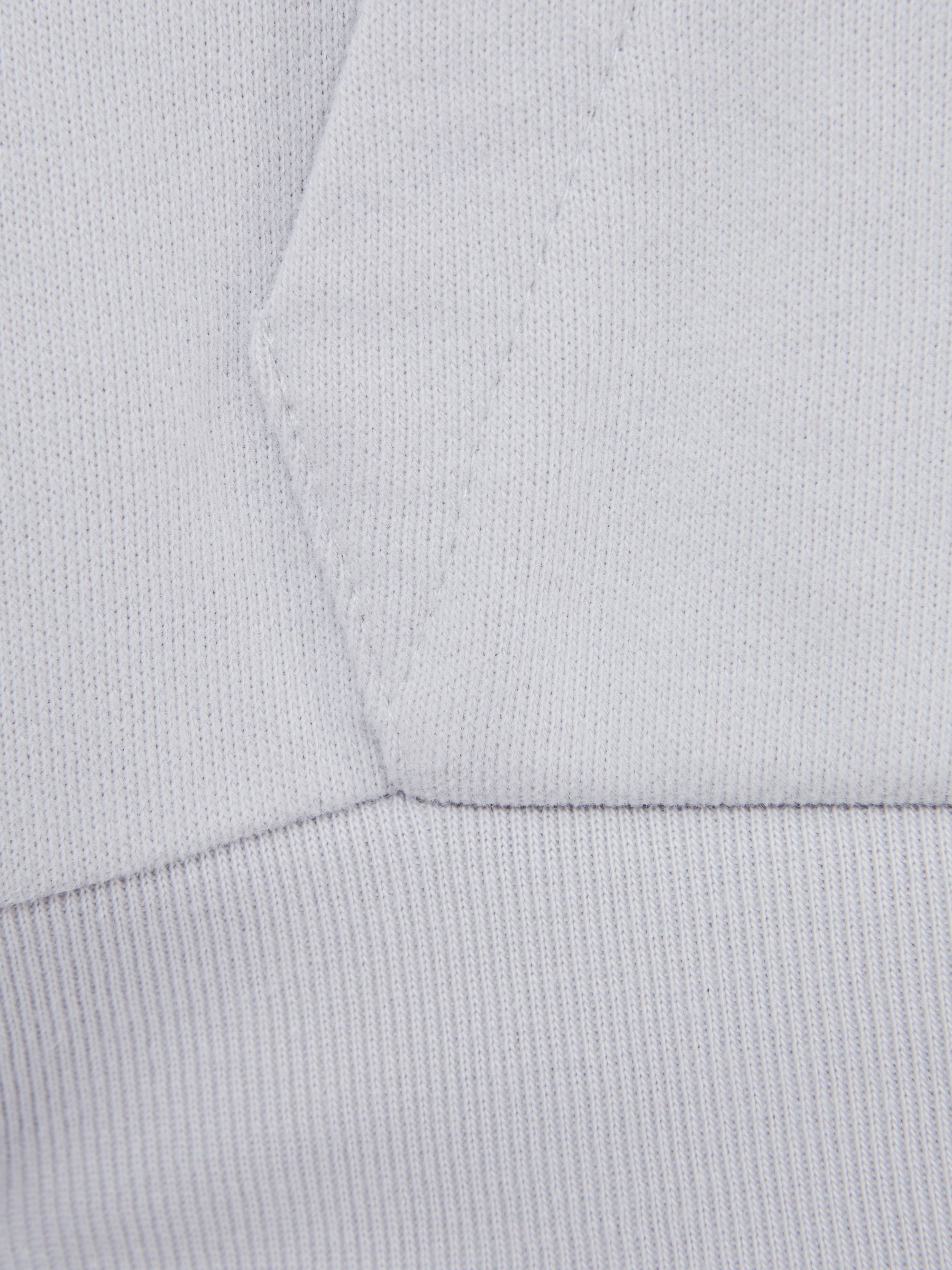 Senior Oversized Cotton Jersey Hoodie in Ice Blue - Image 5 of 6