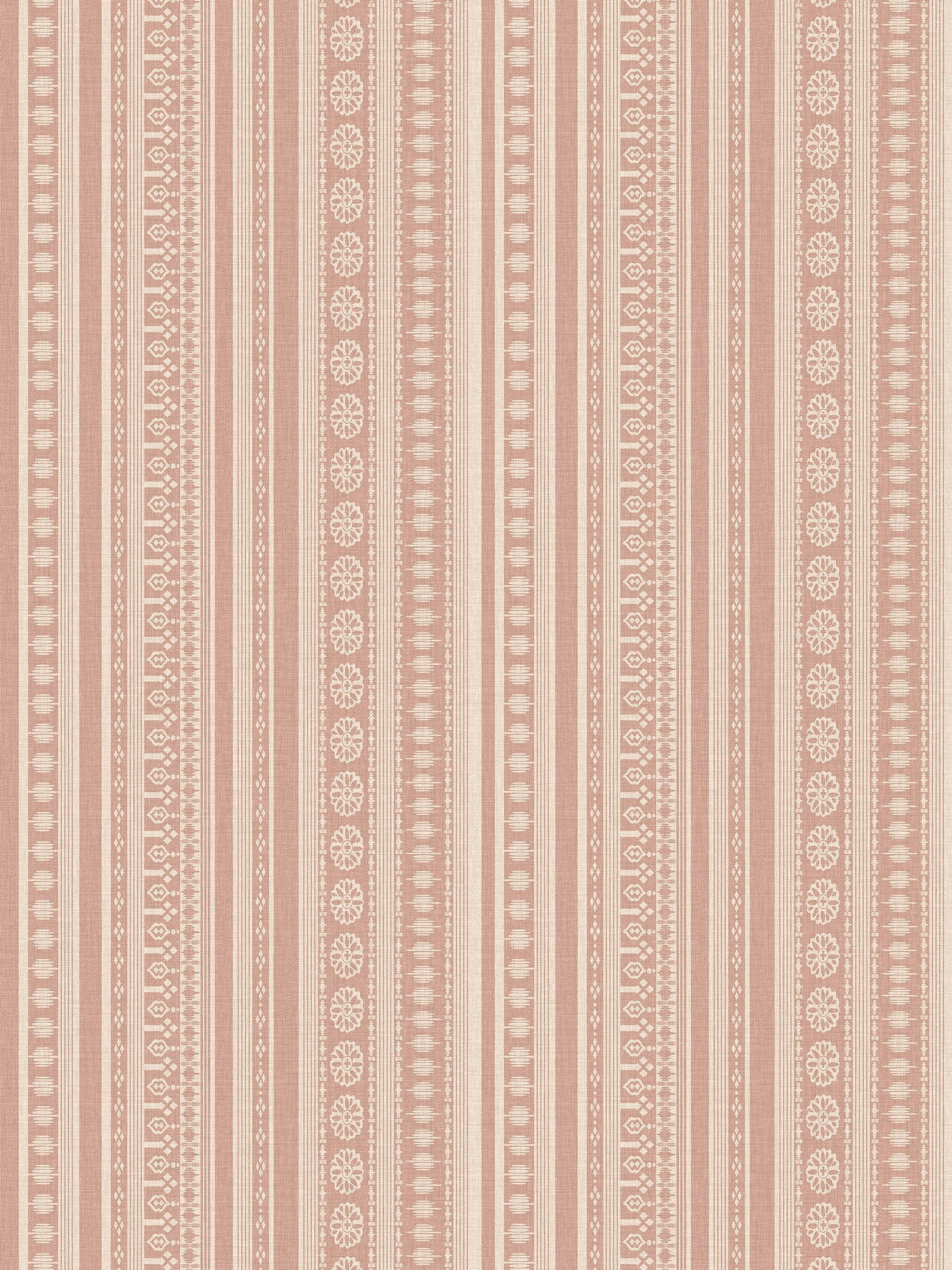 Pink Decorative Stripe 10M Wallpaper - Image 2 of 5