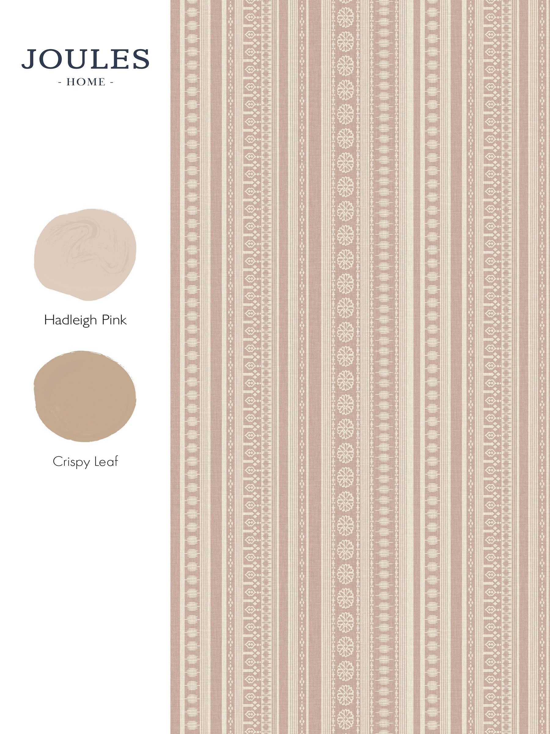 Pink Decorative Stripe 10M Wallpaper - Image 4 of 5
